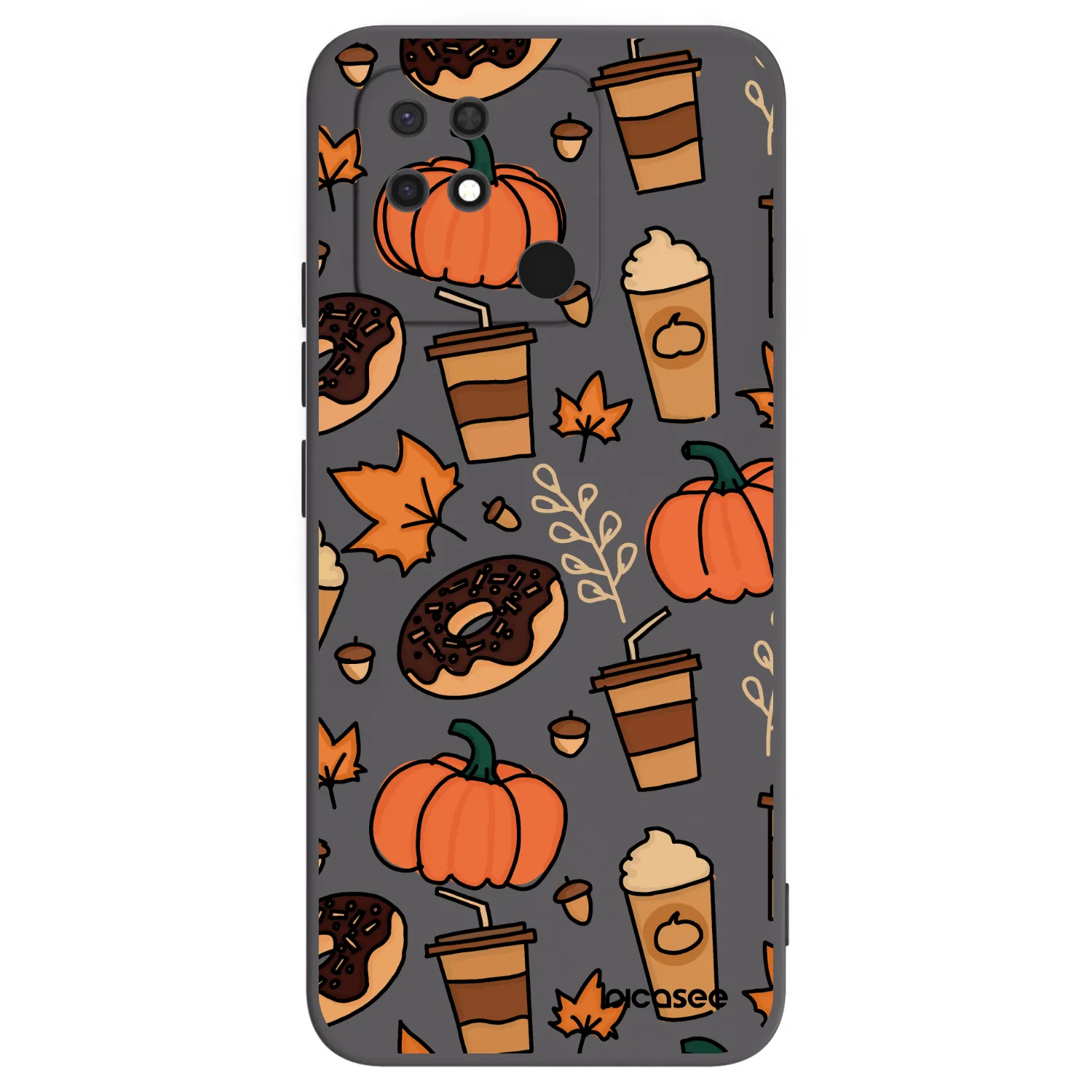 Picasee silikonový černý obal pro Xiaomi Redmi 10C - Fallovers