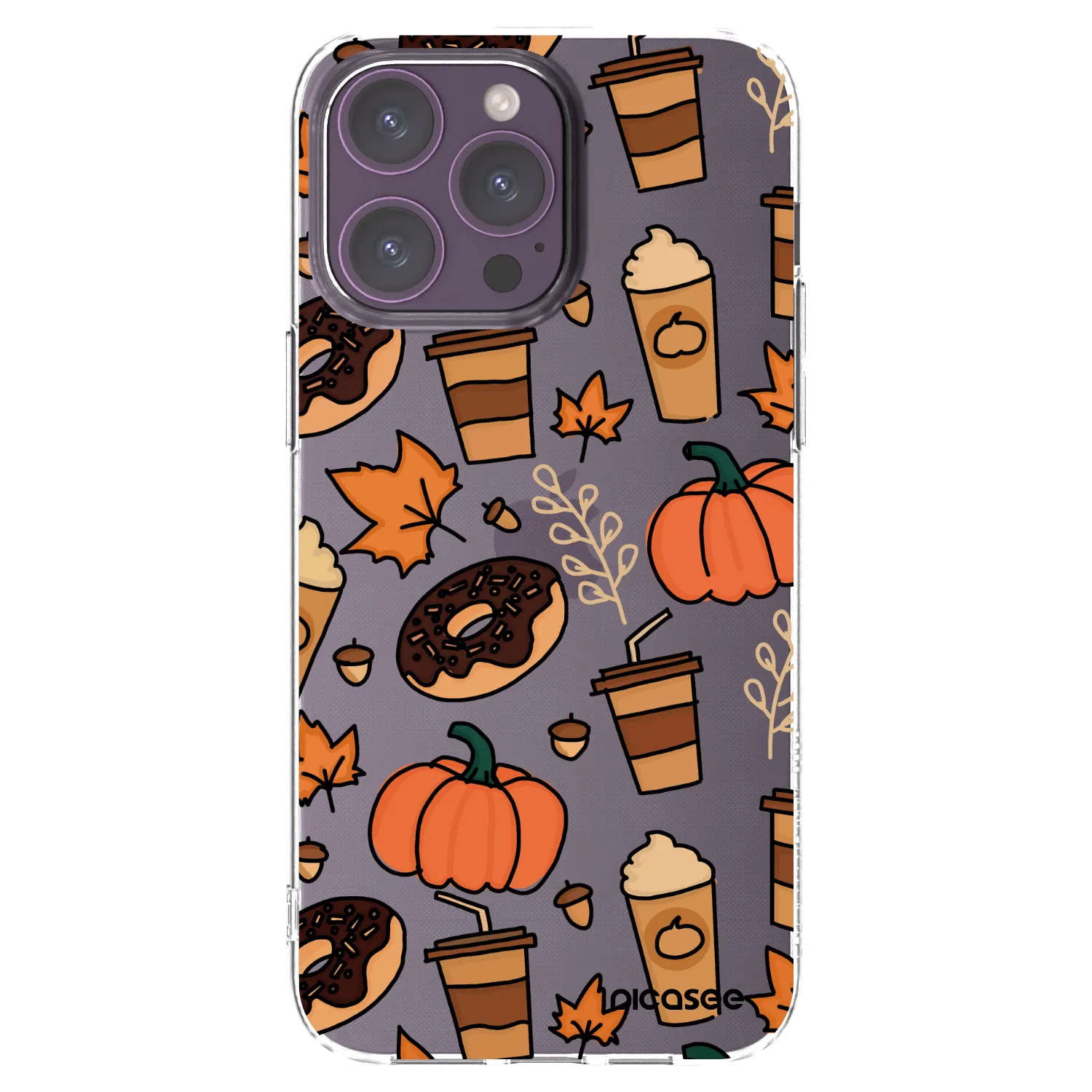 Picasee silikonový průhledný obal pro Apple iPhone 14 Pro Max - Fallovers