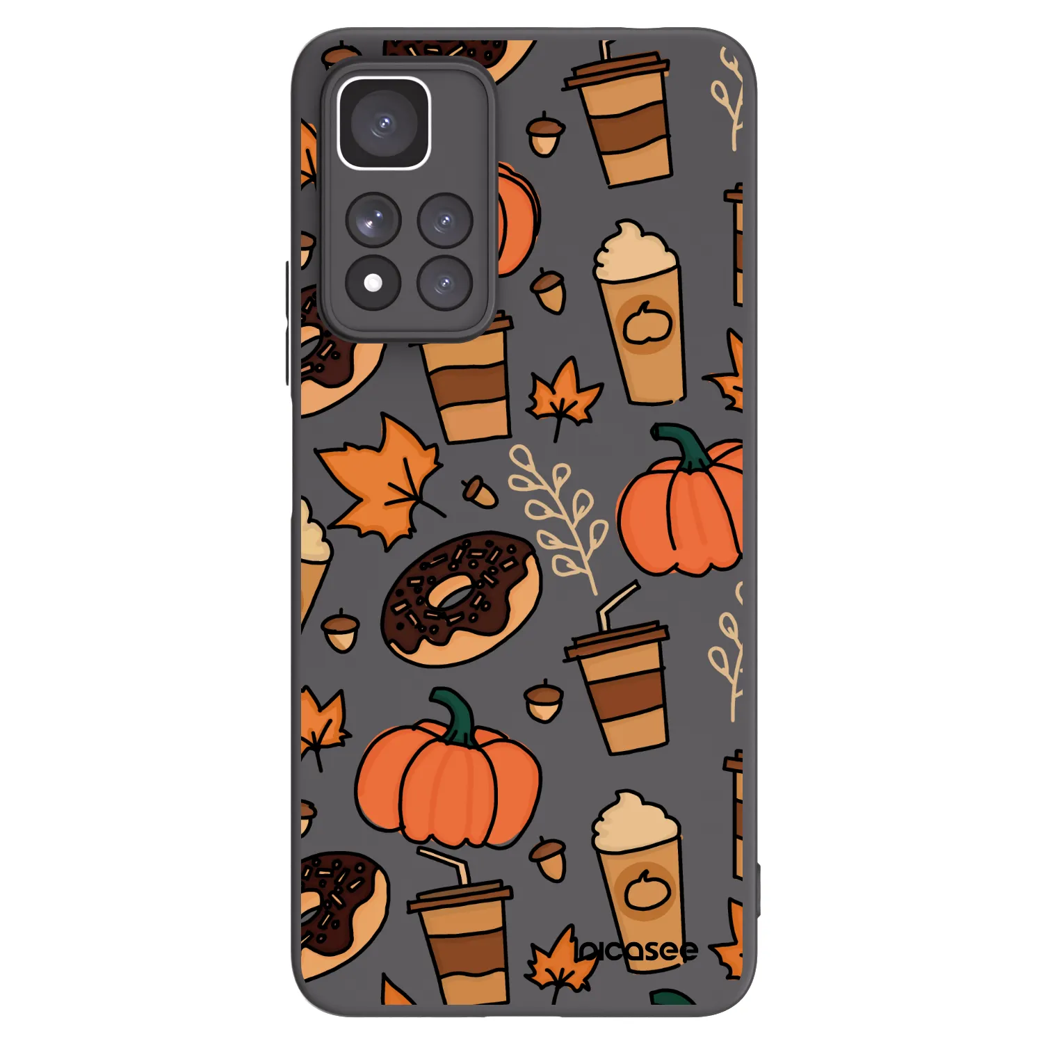 Picasee silikonový černý obal pro Xiaomi Redmi Note 11 Pro+ 5G - Fallovers