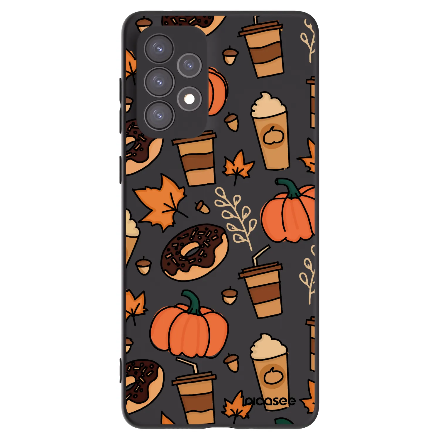 Picasee silikonový černý obal pro Samsung Galaxy A73 5G - Fallovers