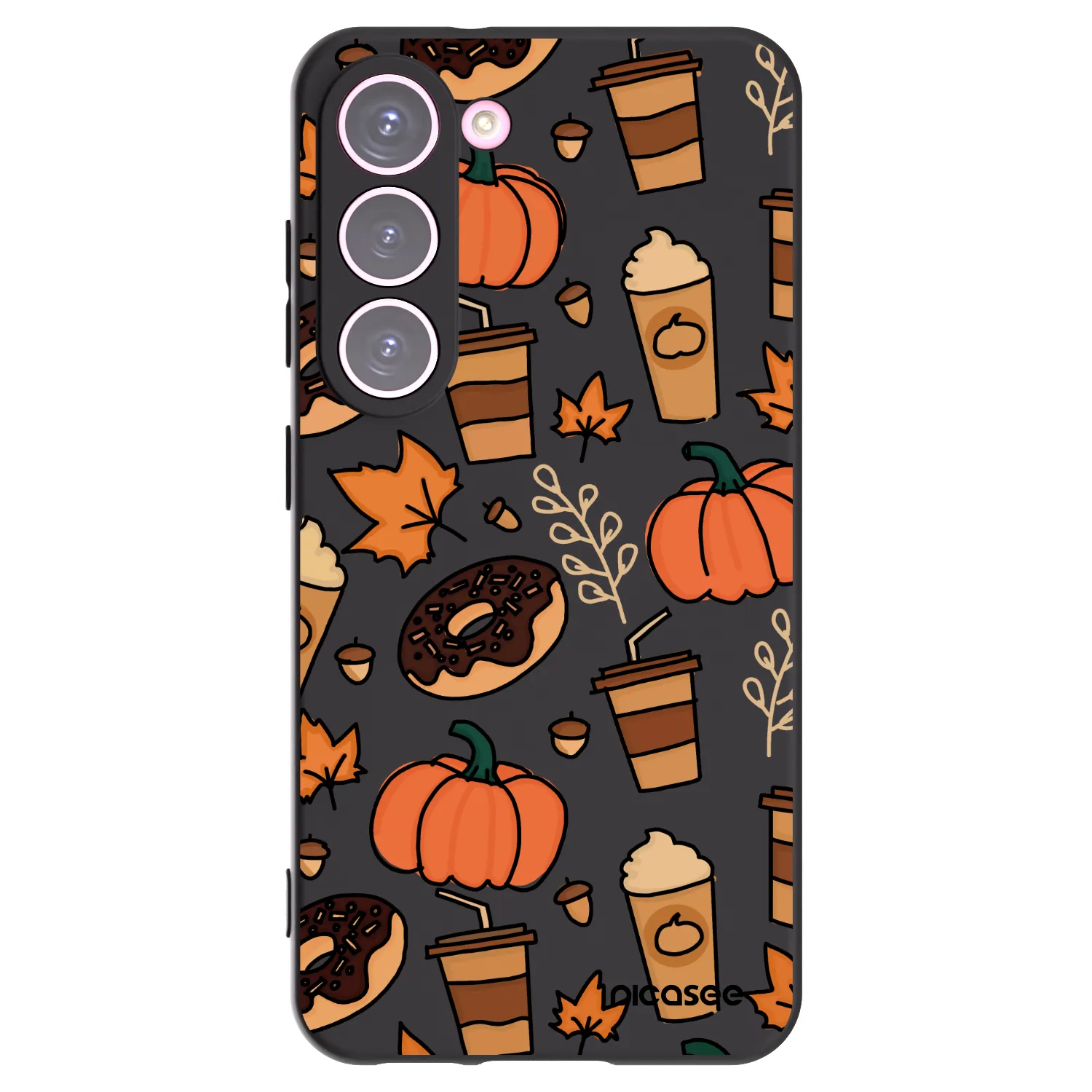 Picasee silikonový černý obal pro Samsung Galaxy S23 5G - Fallovers