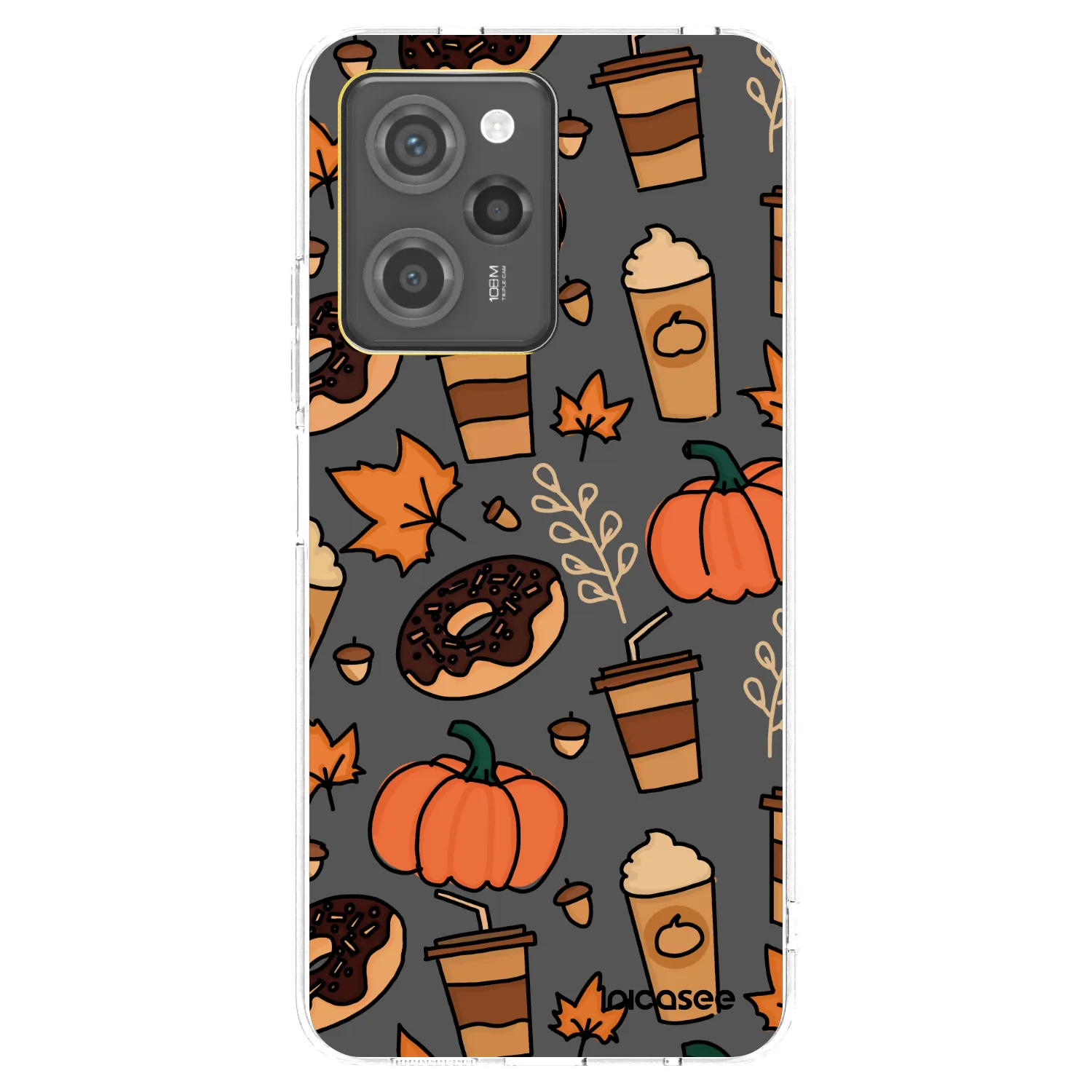 Picasee silikonový černý obal pro Xiaomi Poco X5 Pro - Fallovers
