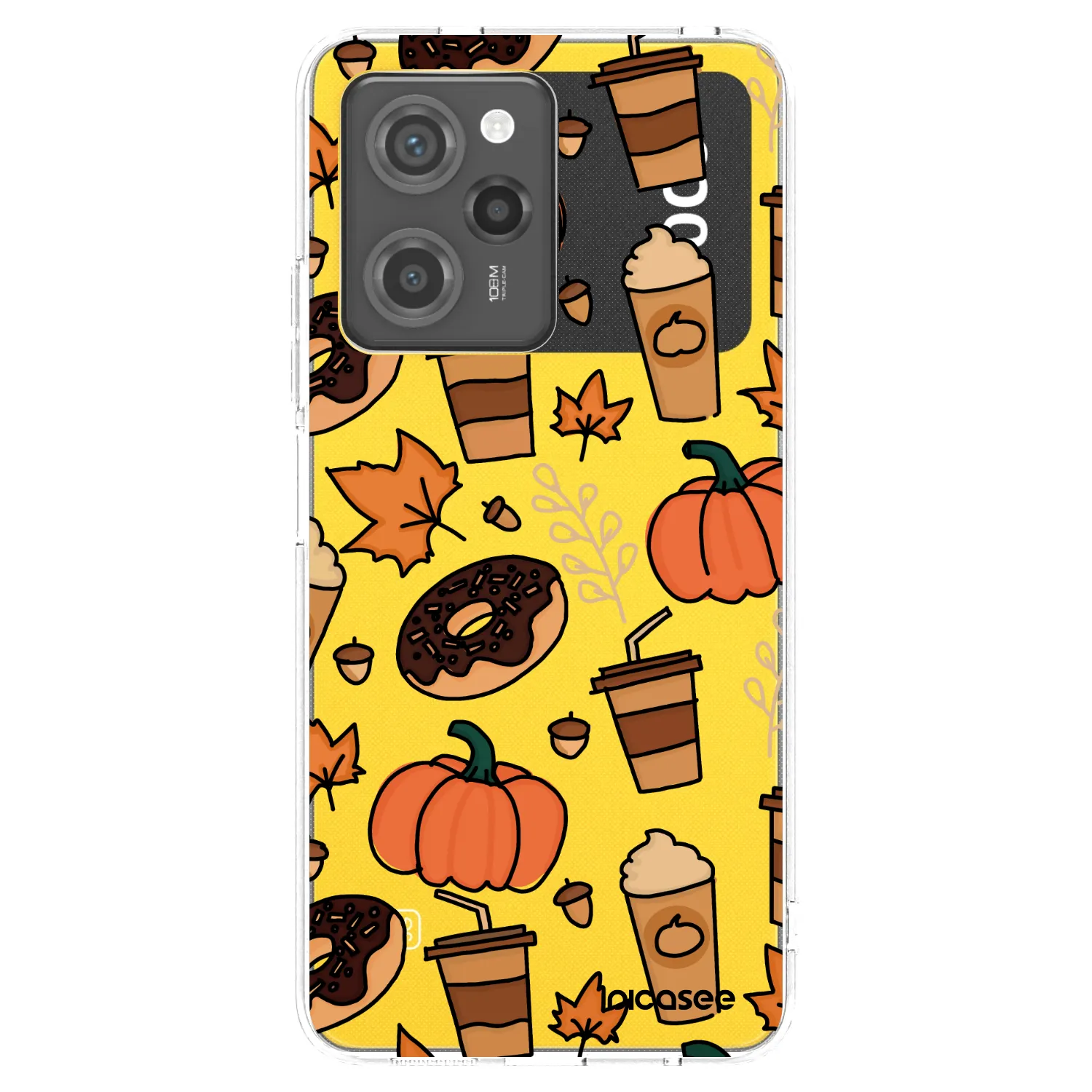 Picasee silikonový průhledný obal pro Xiaomi Poco X5 Pro - Fallovers