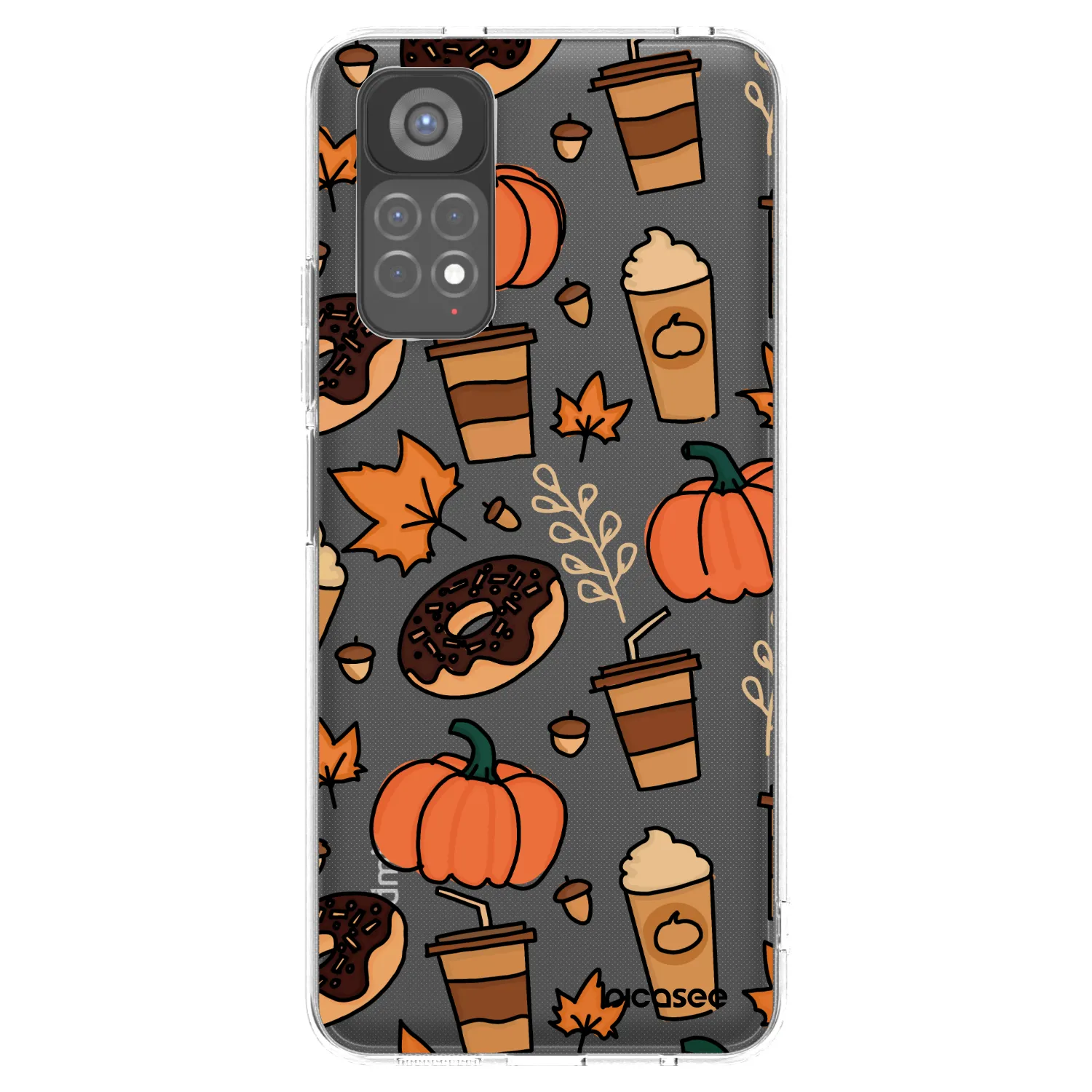 Picasee silikonový průhledný obal pro Xiaomi Redmi Note 11S 5G - Fallovers