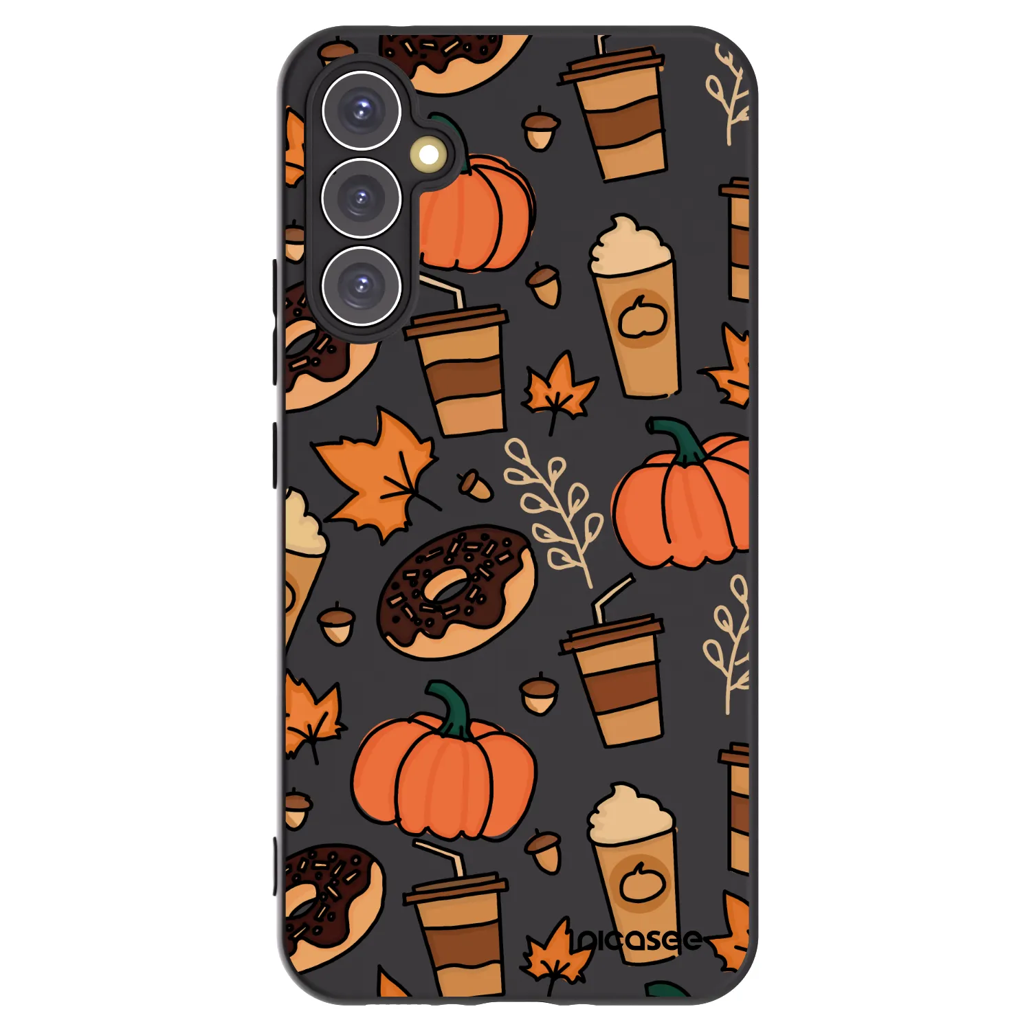 Picasee silikonový černý obal pro Samsung Galaxy A34 5G A346B - Fallovers