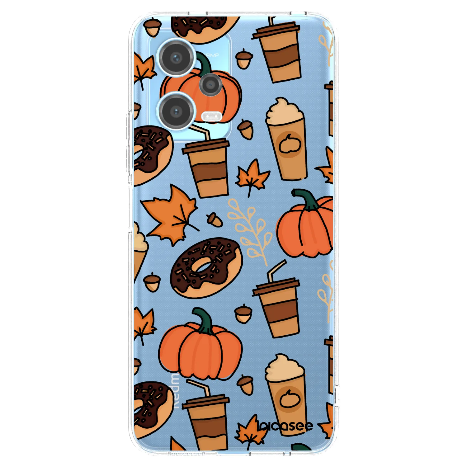 Picasee silikonový průhledný obal pro Xiaomi Redmi Note 12 5G - Fallovers