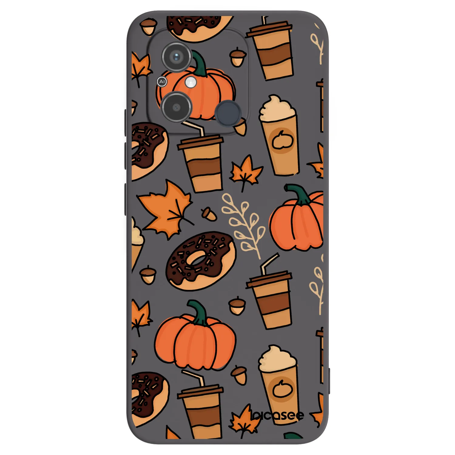 Picasee silikonový černý obal pro Xiaomi Redmi 12C - Fallovers