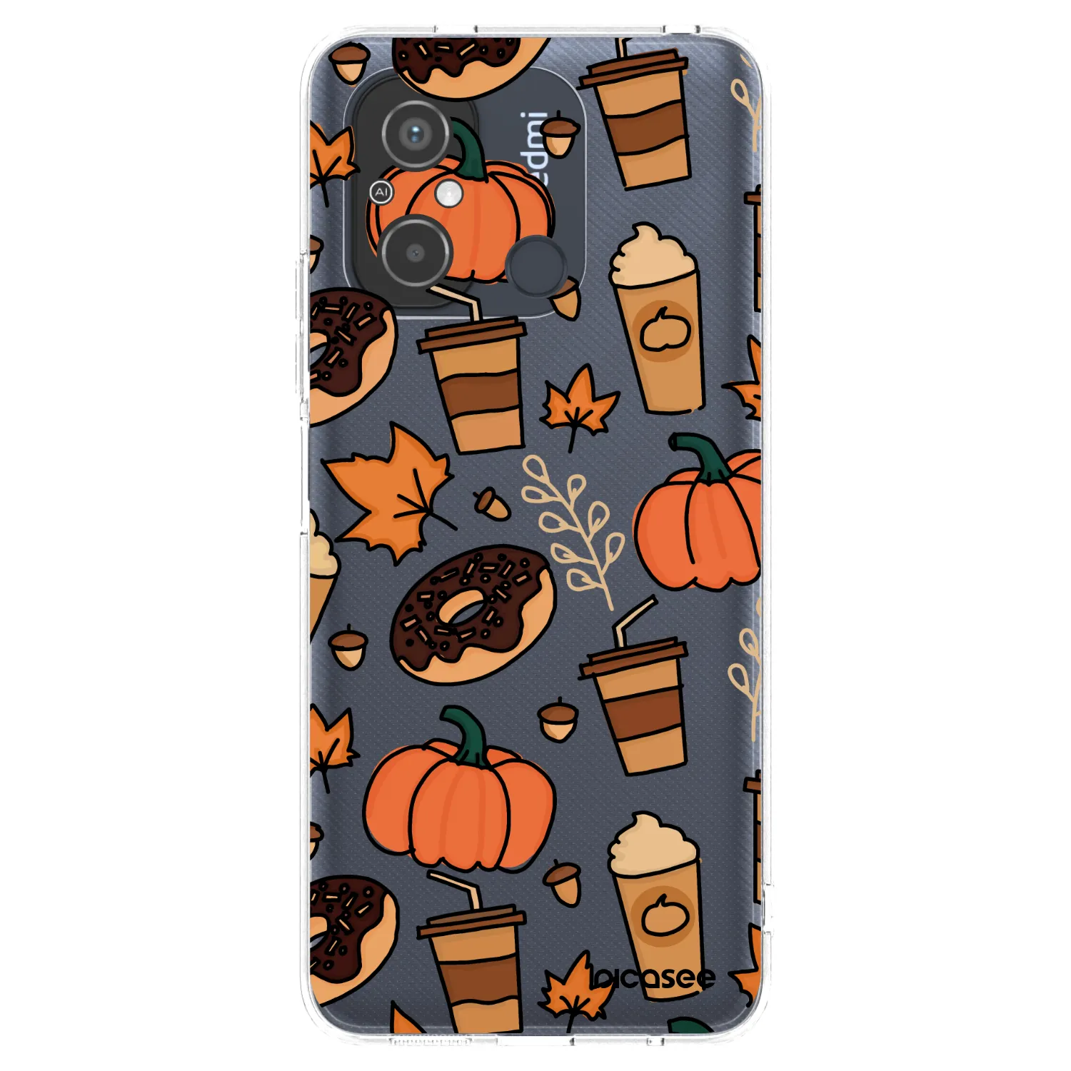 Picasee silikonový průhledný obal pro Xiaomi Redmi 12C - Fallovers