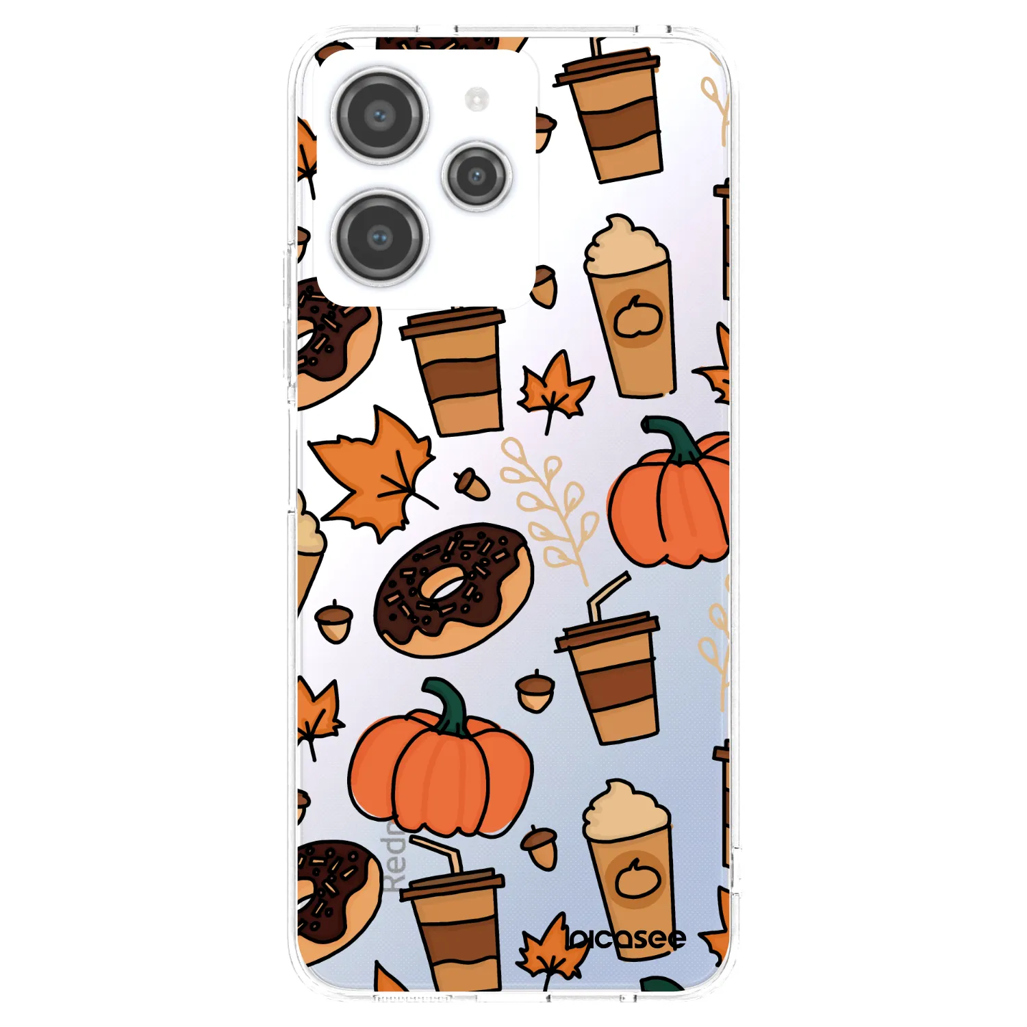 Picasee silikonový průhledný obal pro Xiaomi Redmi 12 4G - Fallovers