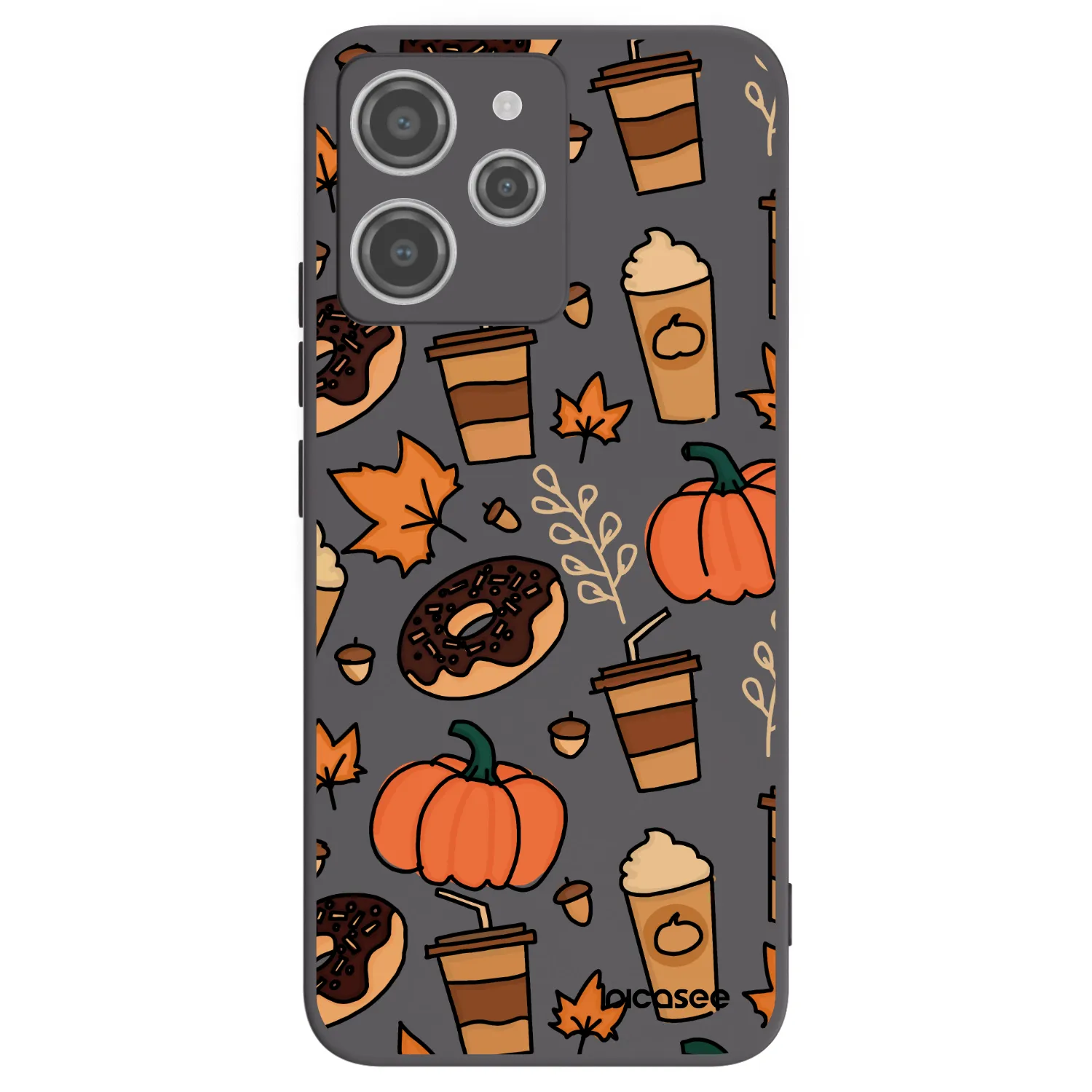 Picasee silikonový černý obal pro Xiaomi Redmi 12 4G - Fallovers