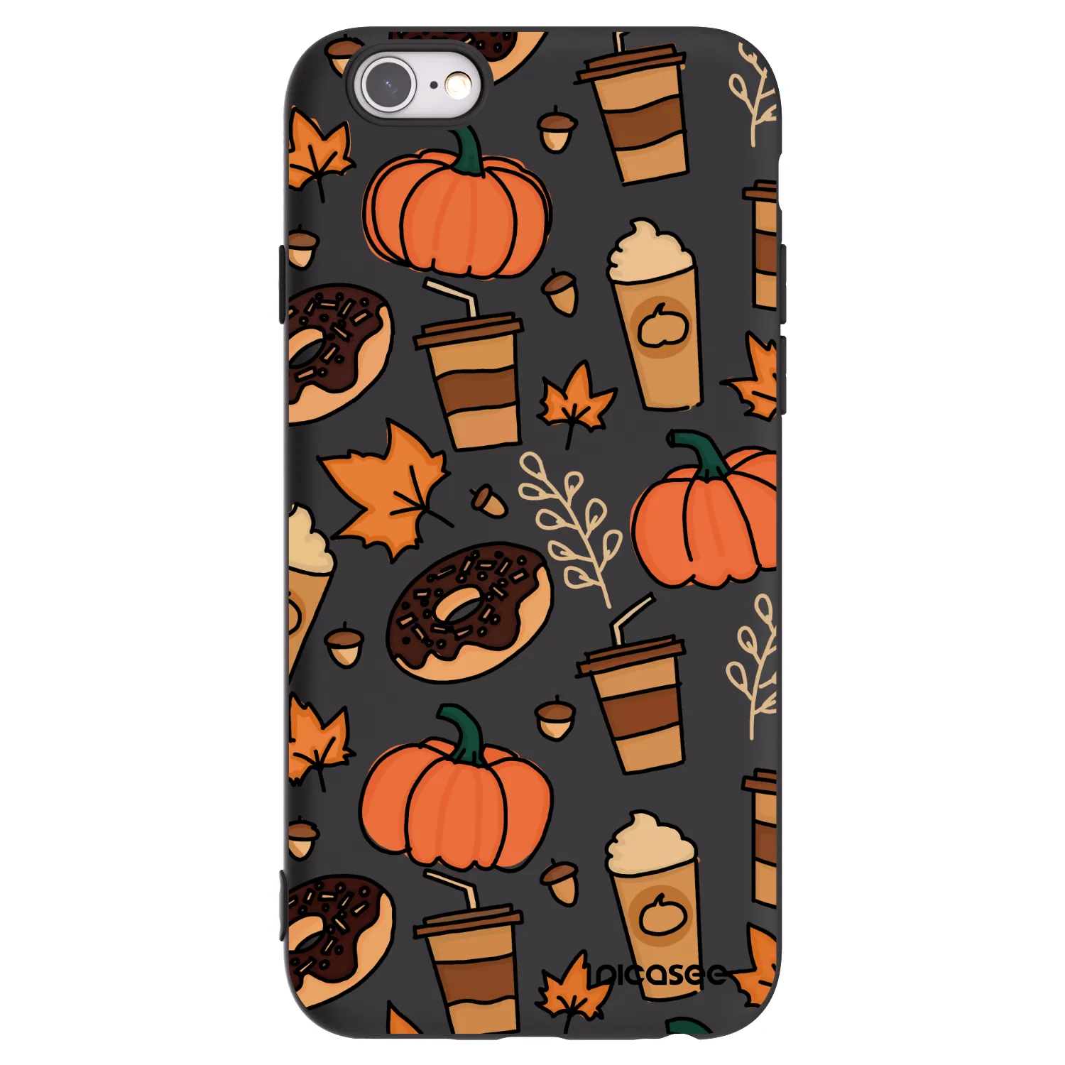 Picasee silikonový černý obal pro Apple iPhone 6/6S - Fallovers