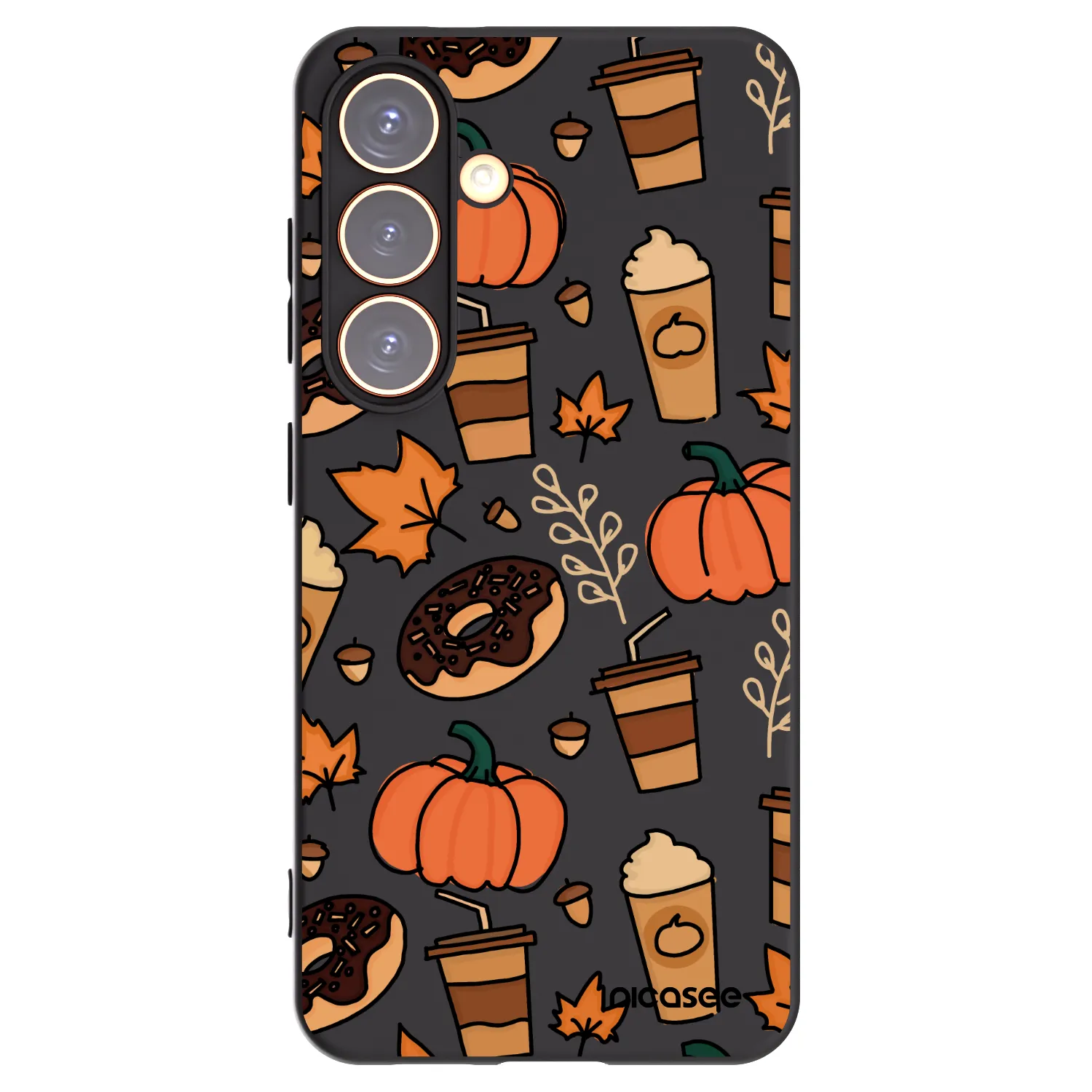 Picasee silikonový černý obal pro Samsung Galaxy S24 S921B 5G - Fallovers