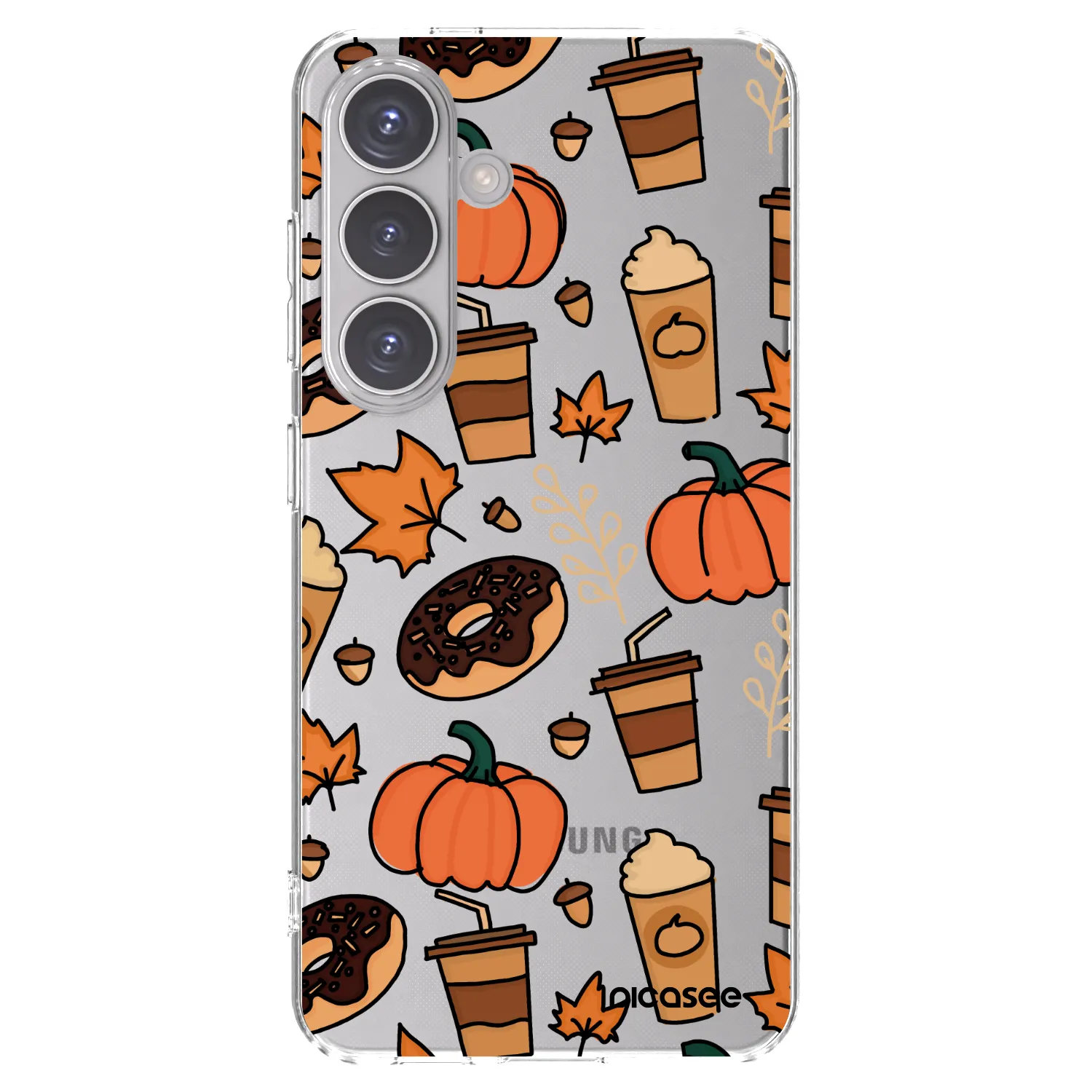 Picasee silikonový průhledný obal pro Samsung Galaxy S24 S921B 5G - Fallovers