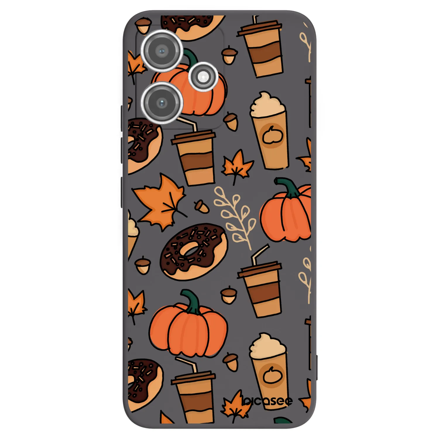 Picasee silikonový černý obal pro Xiaomi Redmi 12 5G - Fallovers