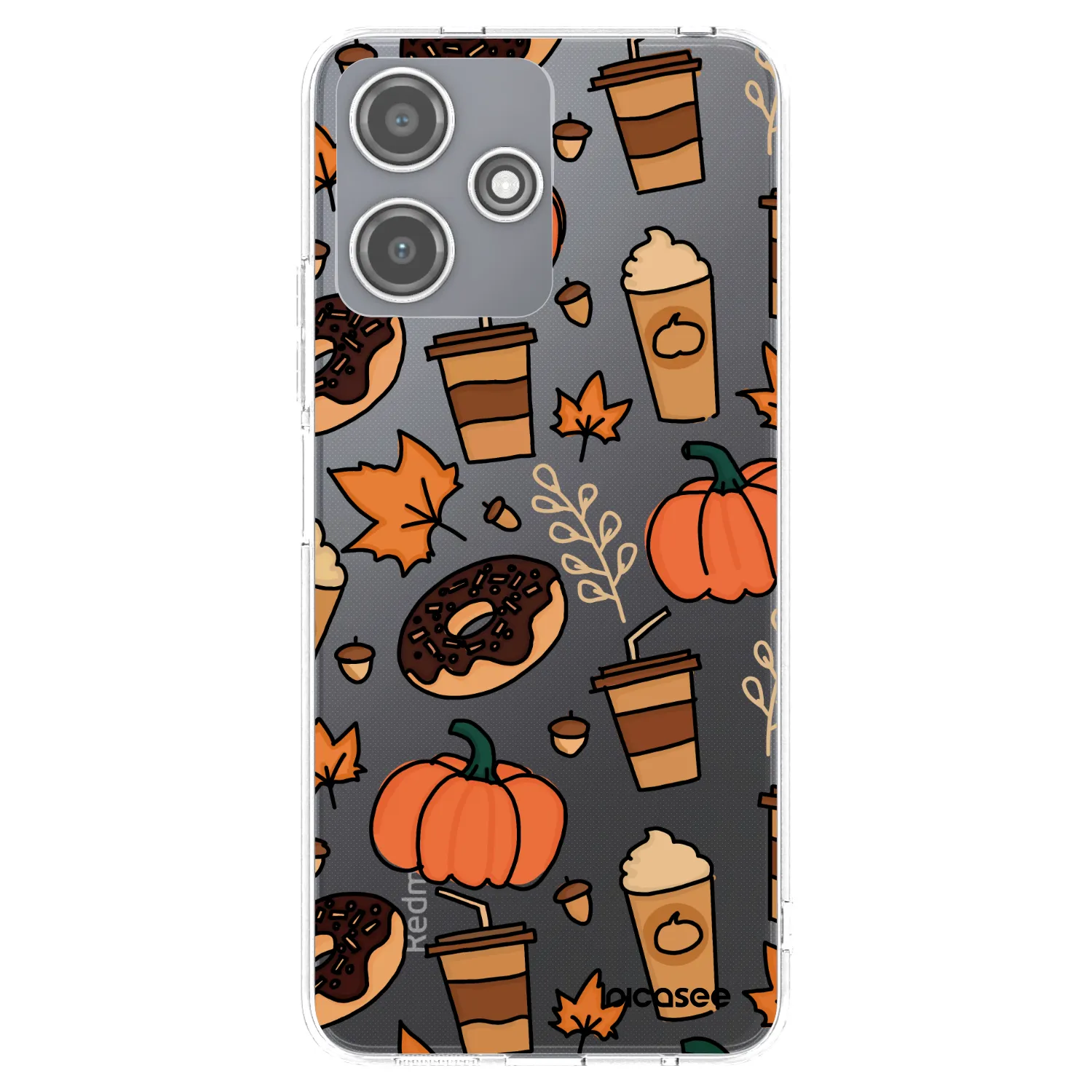 Picasee silikonový průhledný obal pro Xiaomi Redmi 12 5G - Fallovers