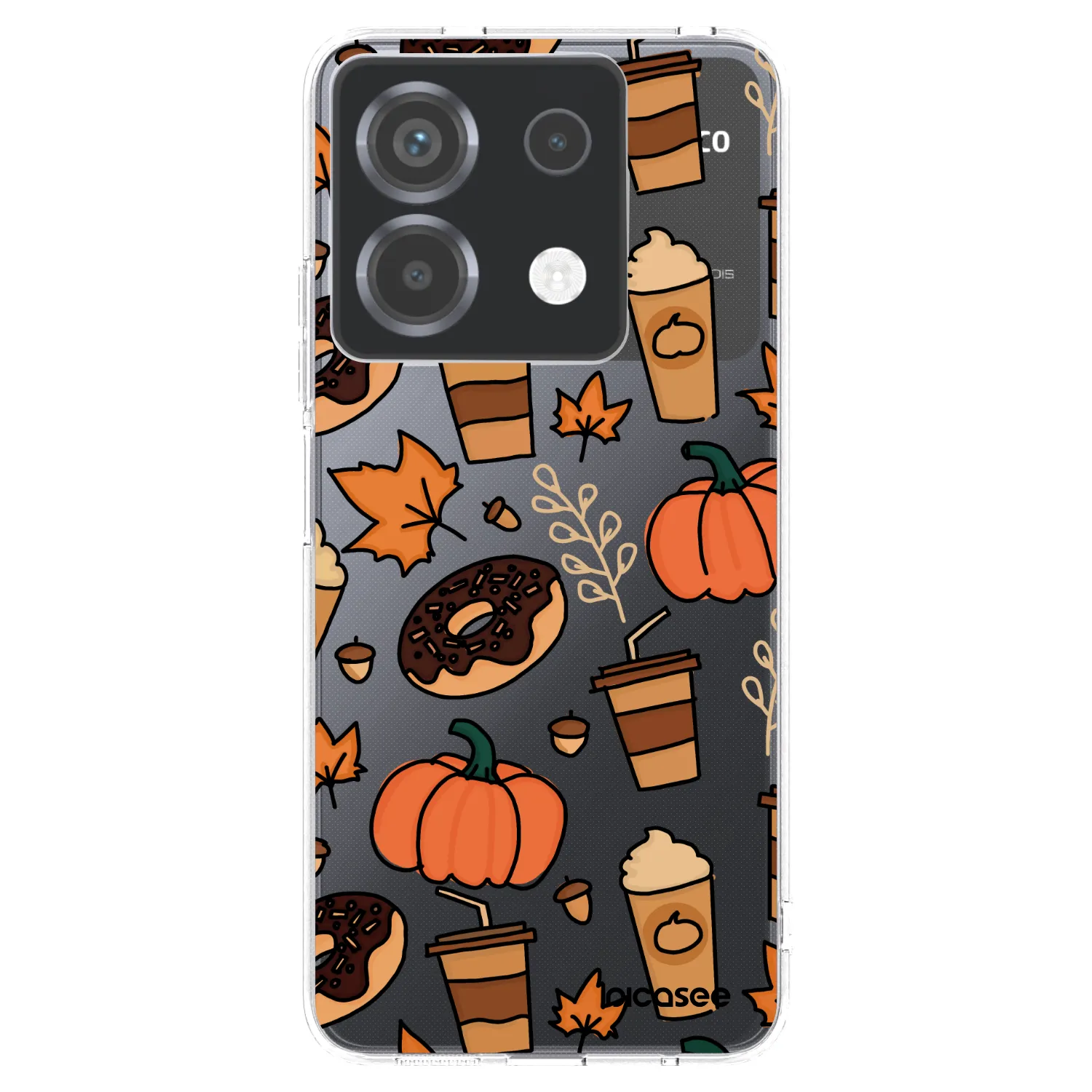 Picasee silikonový průhledný obal pro Xiaomi Poco X6 - Fallovers