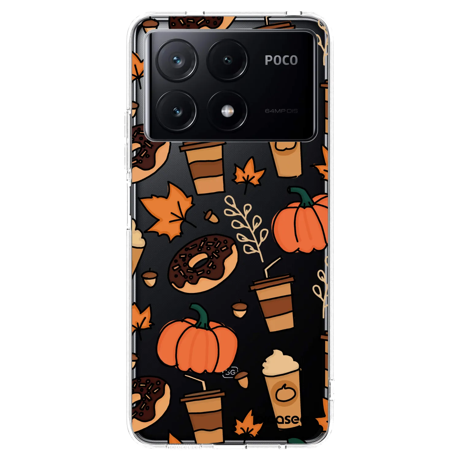 Picasee silikonový průhledný obal pro Xiaomi Poco X6 Pro - Fallovers