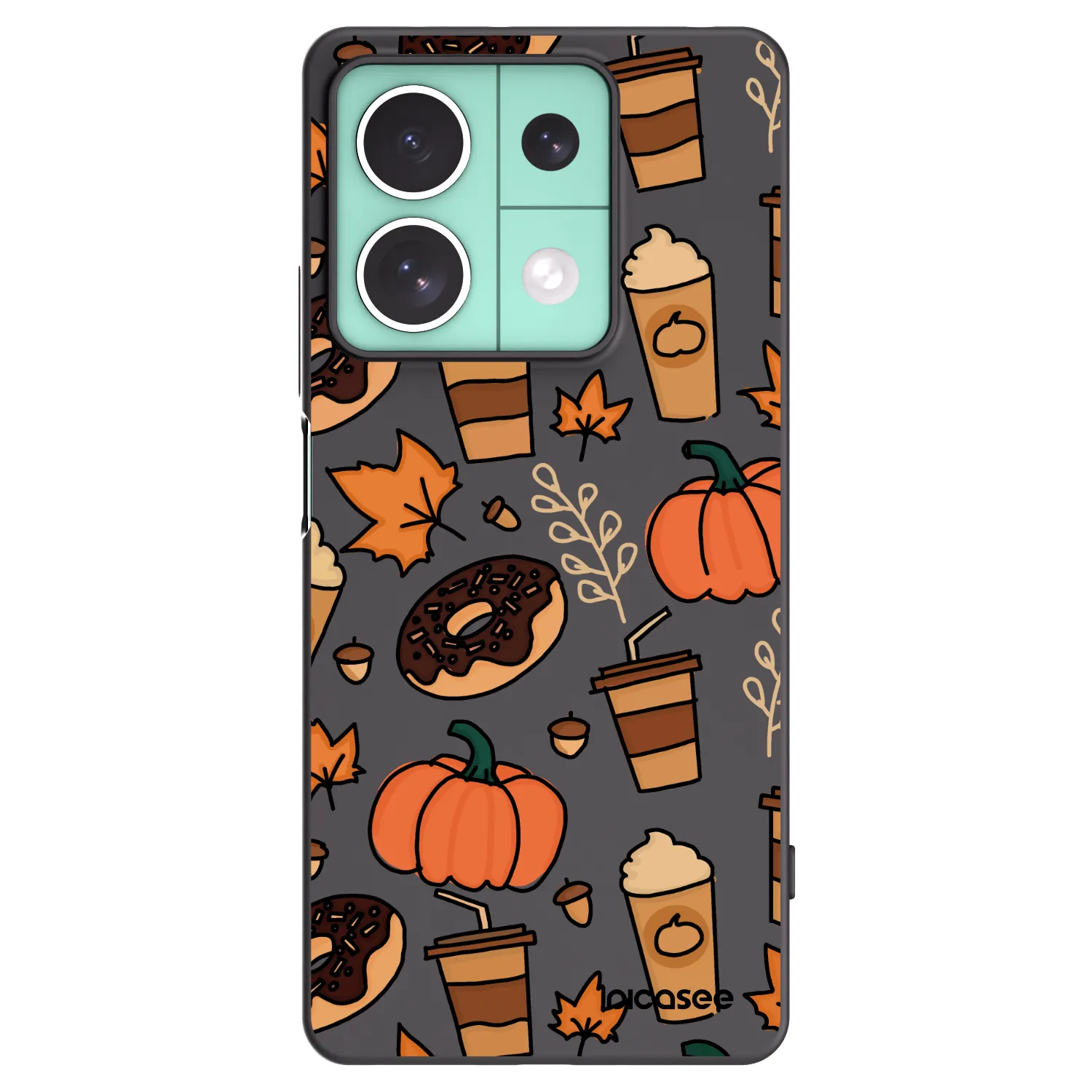 Picasee silikonový černý obal pro Xiaomi Redmi Note 13 5G - Fallovers