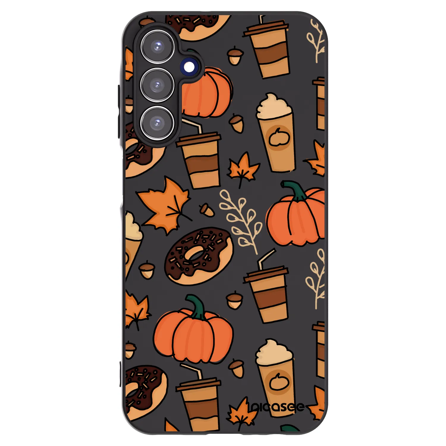 Picasee silikonový černý obal pro Samsung Galaxy A15 A155F 4G - Fallovers