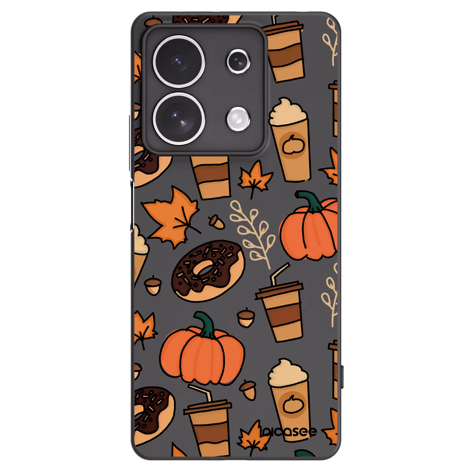 Picasee silikonový černý obal pro Xiaomi Redmi Note 13 4G - Fallovers