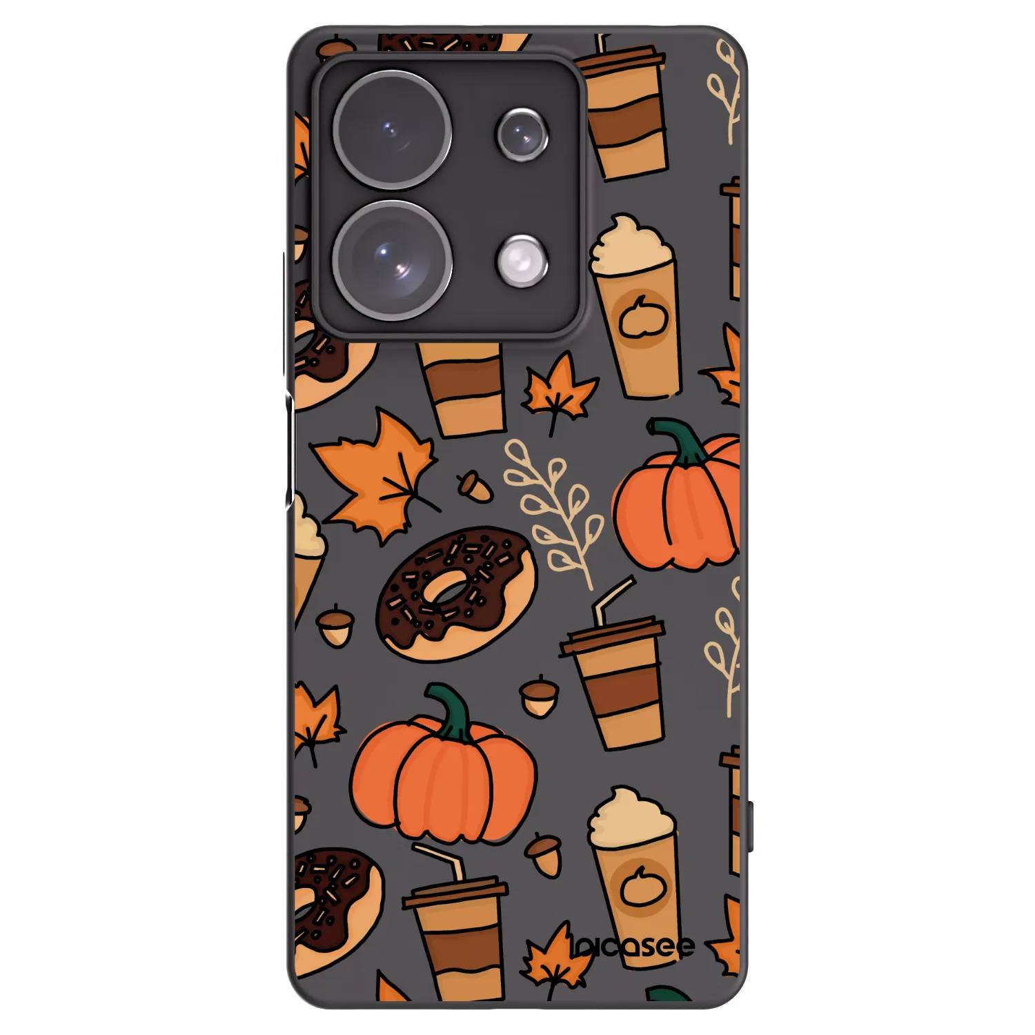Picasee silikonový černý obal pro Xiaomi Redmi Note 13 Pro 4G - Fallovers