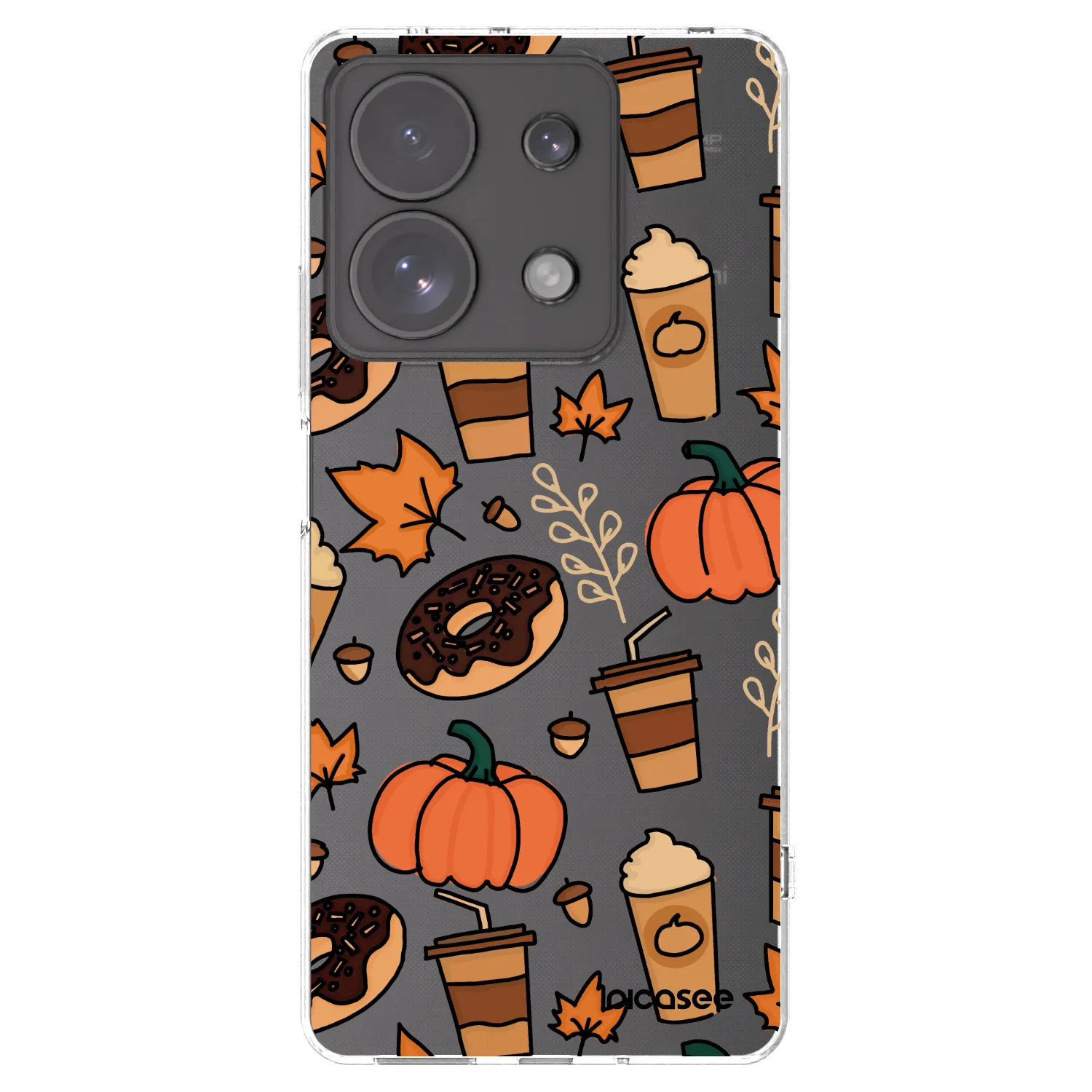 Picasee silikonový průhledný obal pro Xiaomi Redmi Note 13 Pro 4G - Fallovers