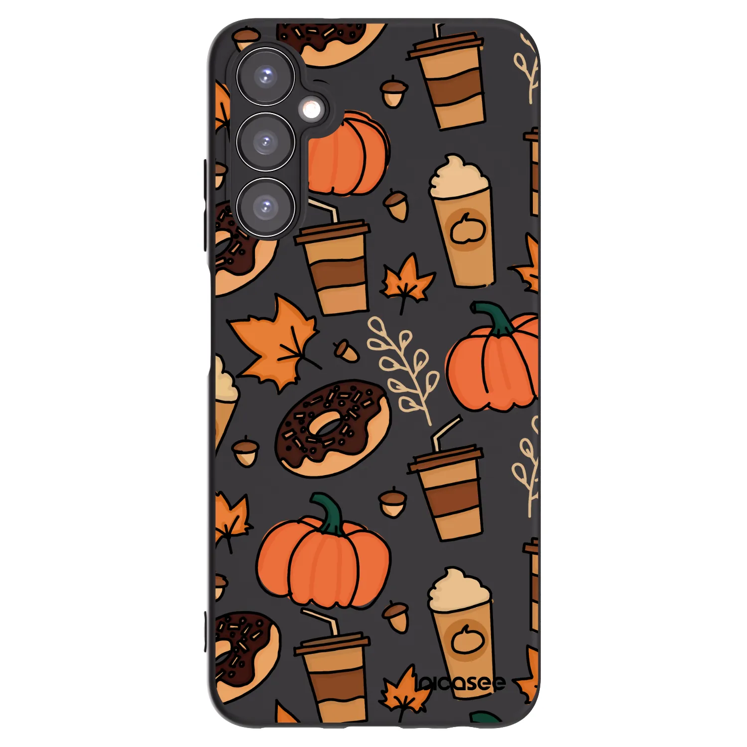 Picasee silikonový černý obal pro Samsung Galaxy A05s A057G - Fallovers