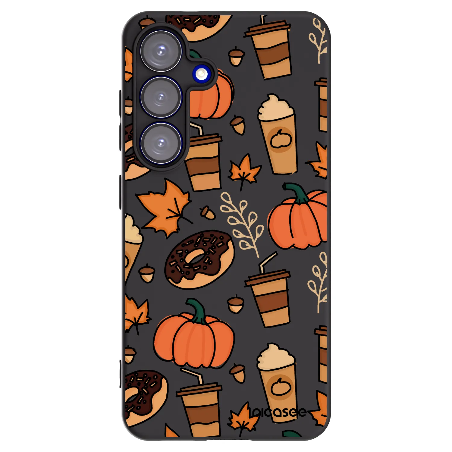 Picasee silikonový černý obal pro Samsung Galaxy S25 5G - Fallovers