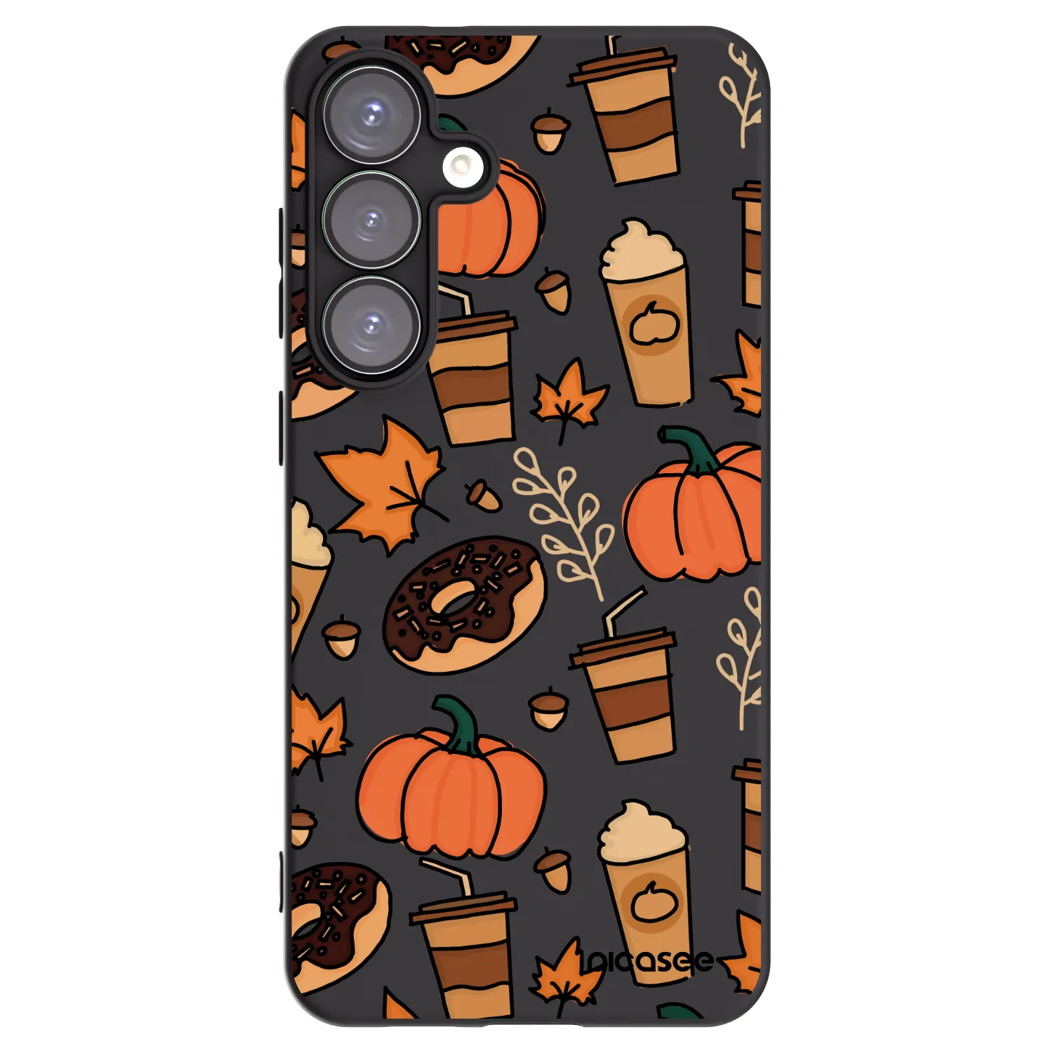 Picasee silikonový černý obal pro Samsung Galaxy S25+ 5G - Fallovers