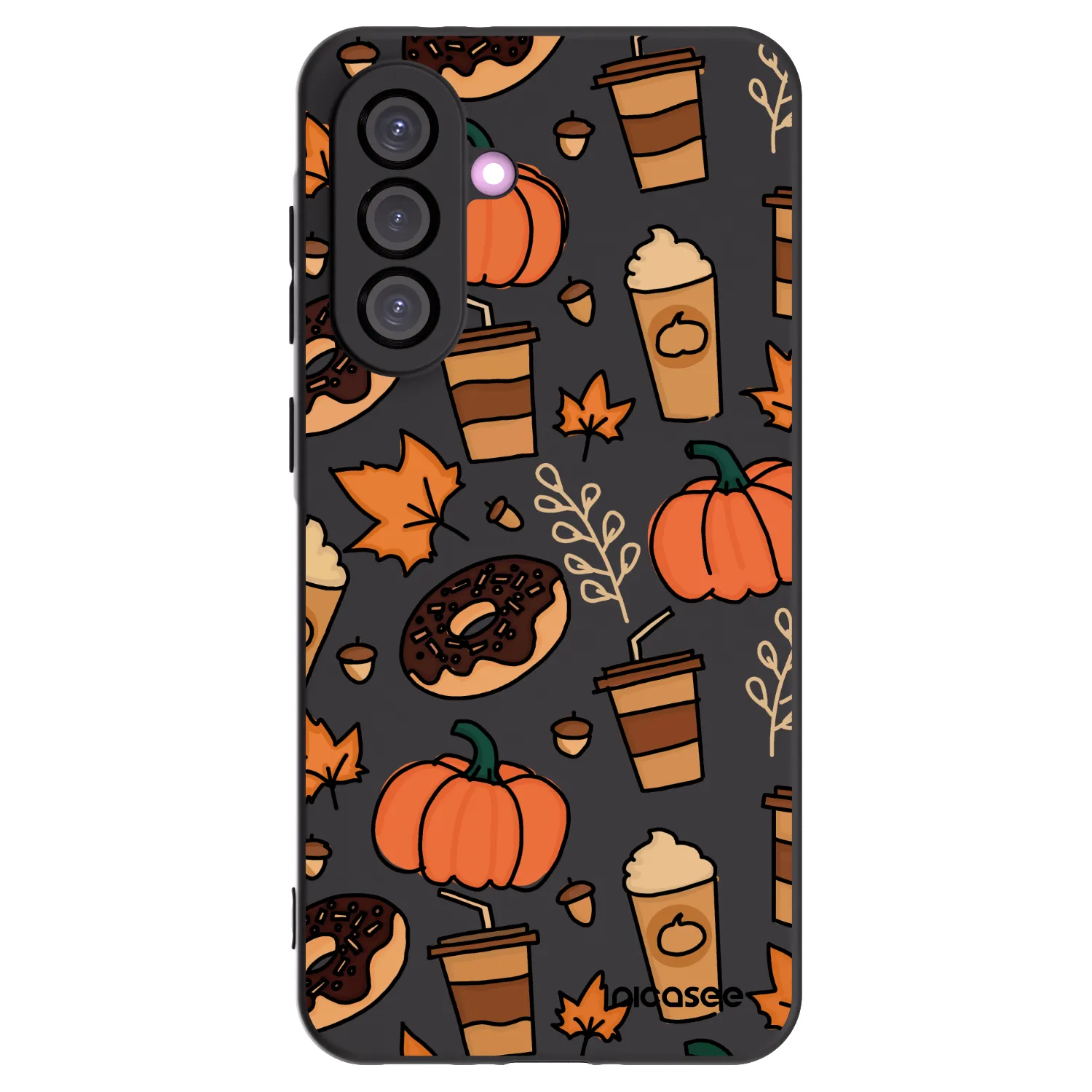 Picasee silikonový černý obal pro Samsung Galaxy A56 5G A566B - Fallovers