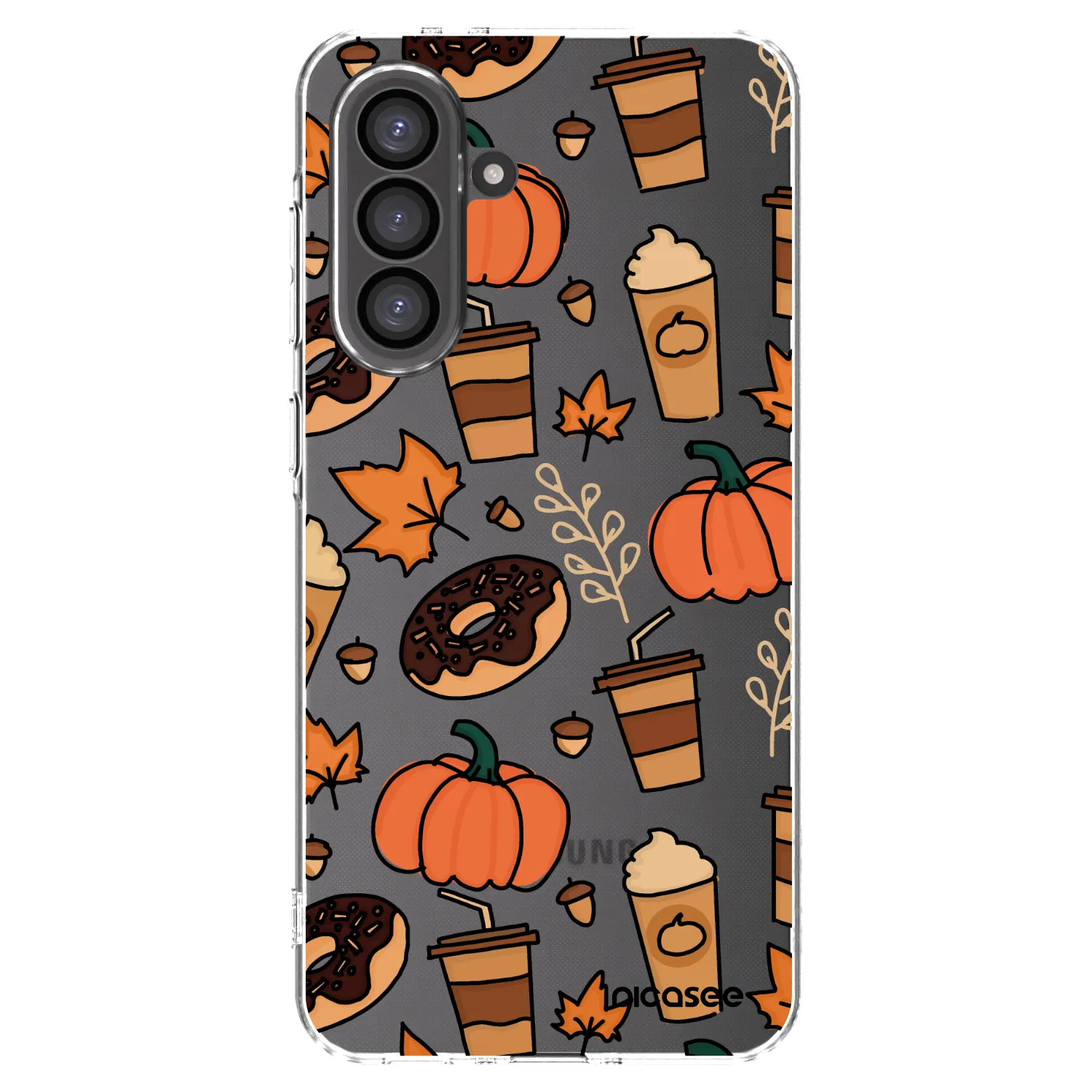 Picasee silikonový průhledný obal pro Samsung Galaxy A36 5G - Fallovers