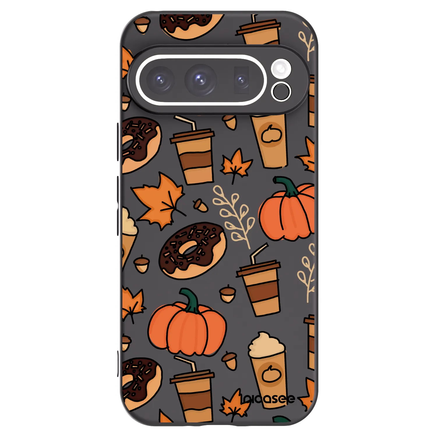 Picasee silikonový černý obal pro Google Pixel 9 Pro - Fallovers