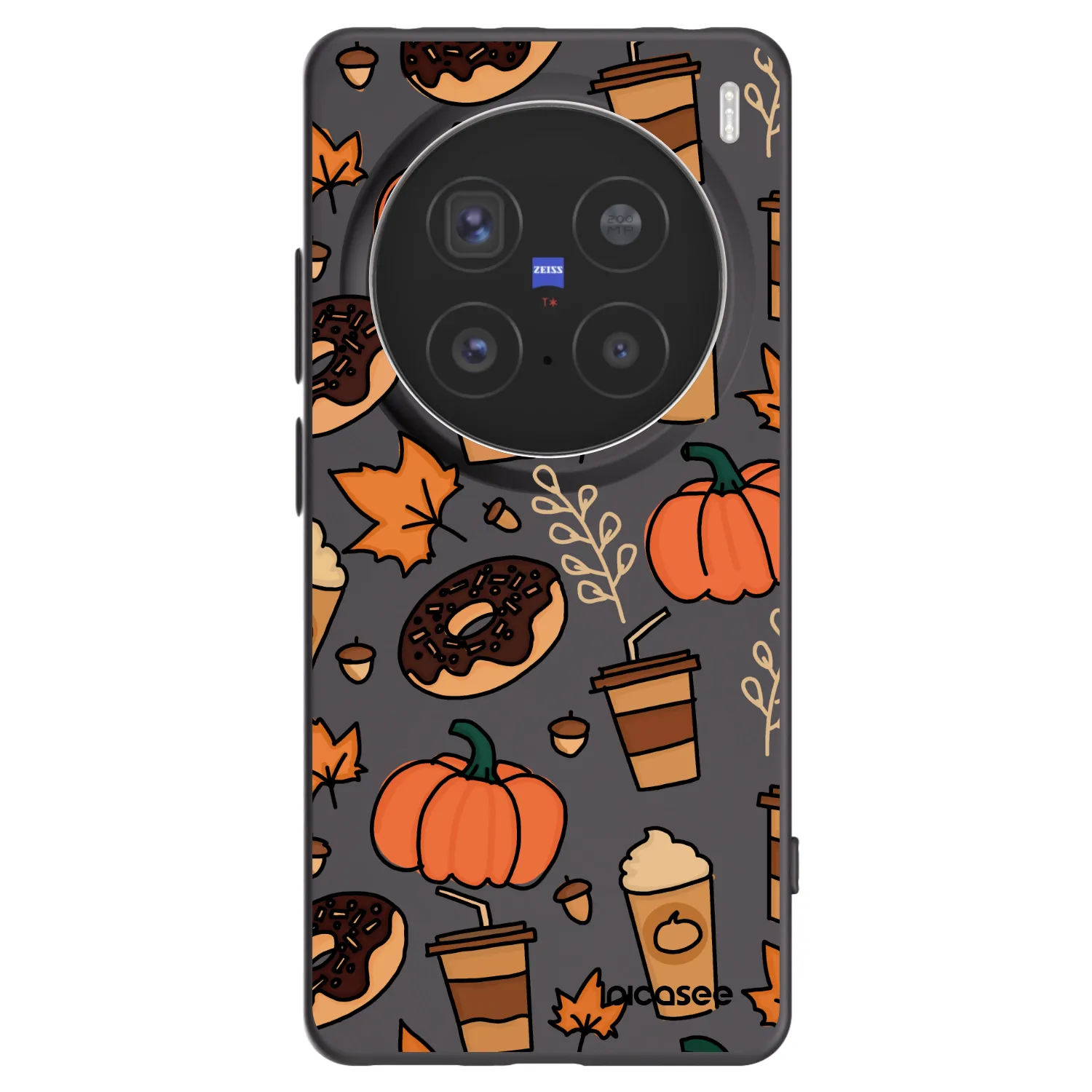 Picasee silikonový černý obal pro Vivo X200 Pro - Fallovers