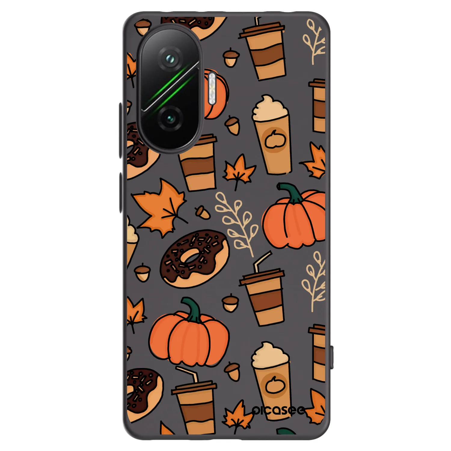 Picasee silikonový černý obal pro Xiaomi Poco F7 5G - Fallovers