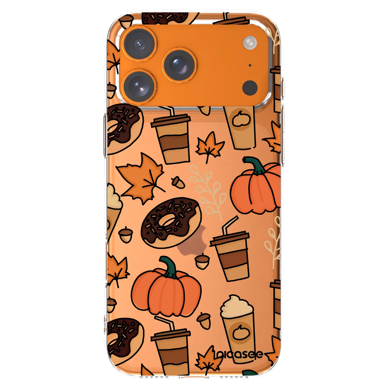 Picasee silikonový průhledný obal pro Apple iPhone 17 Pro Max - Fallovers