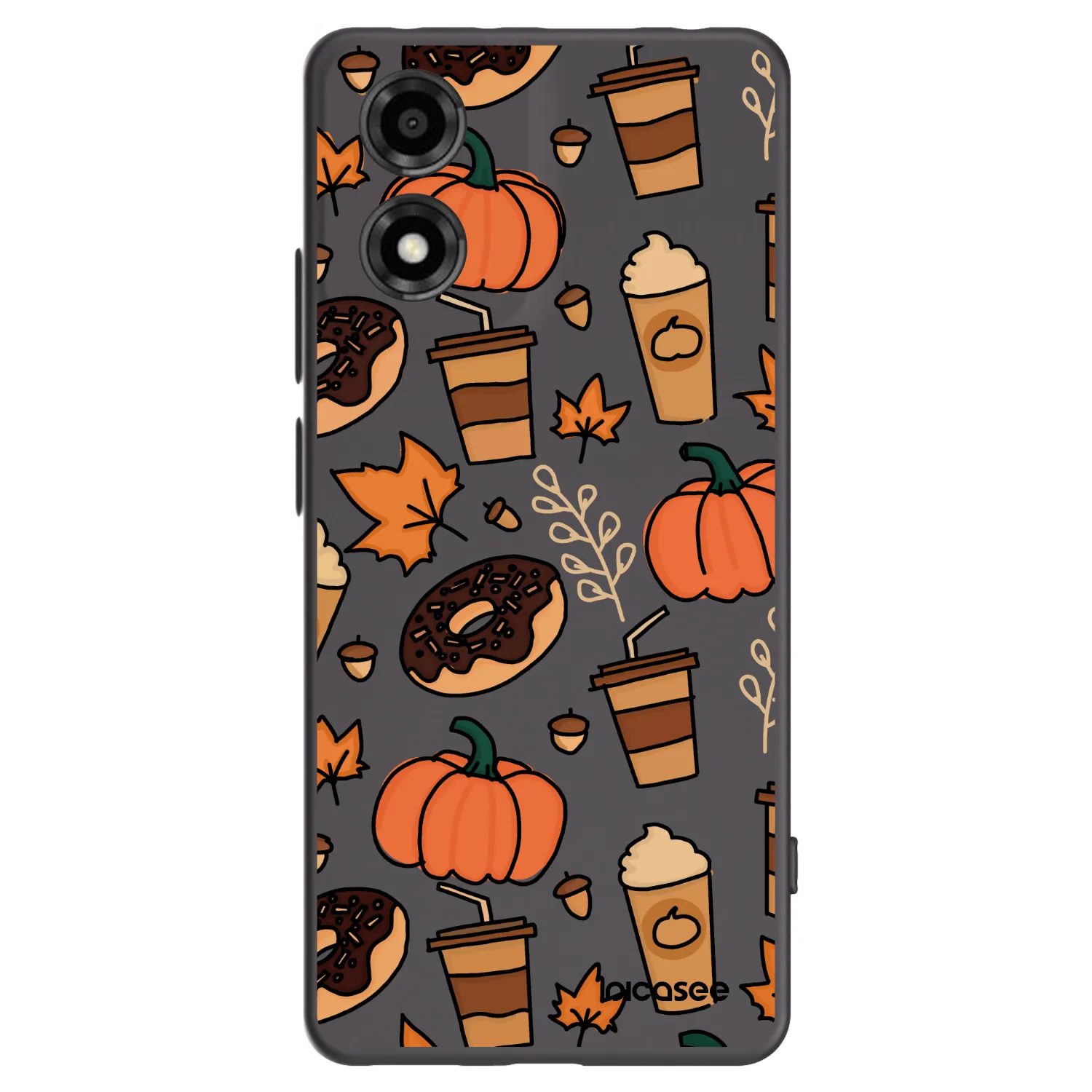 Picasee silikonový černý obal pro Motorola Moto E14 - Fallovers