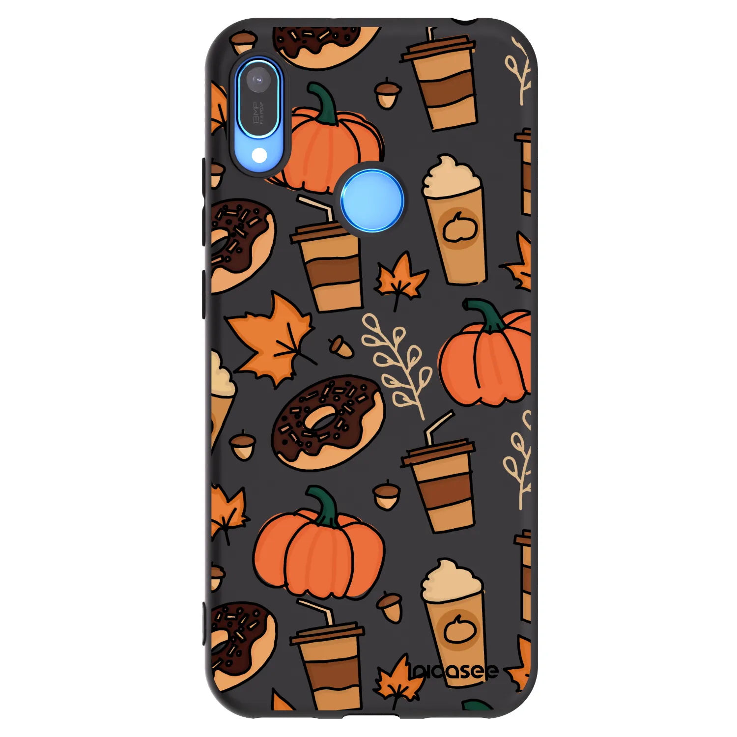 Picasee silikonový černý obal pro Huawei Y6 2019 - Fallovers