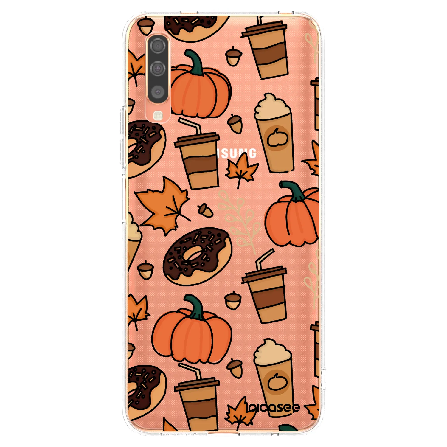 Picasee silikonový průhledný obal pro Samsung Galaxy A70 A705F - Fallovers
