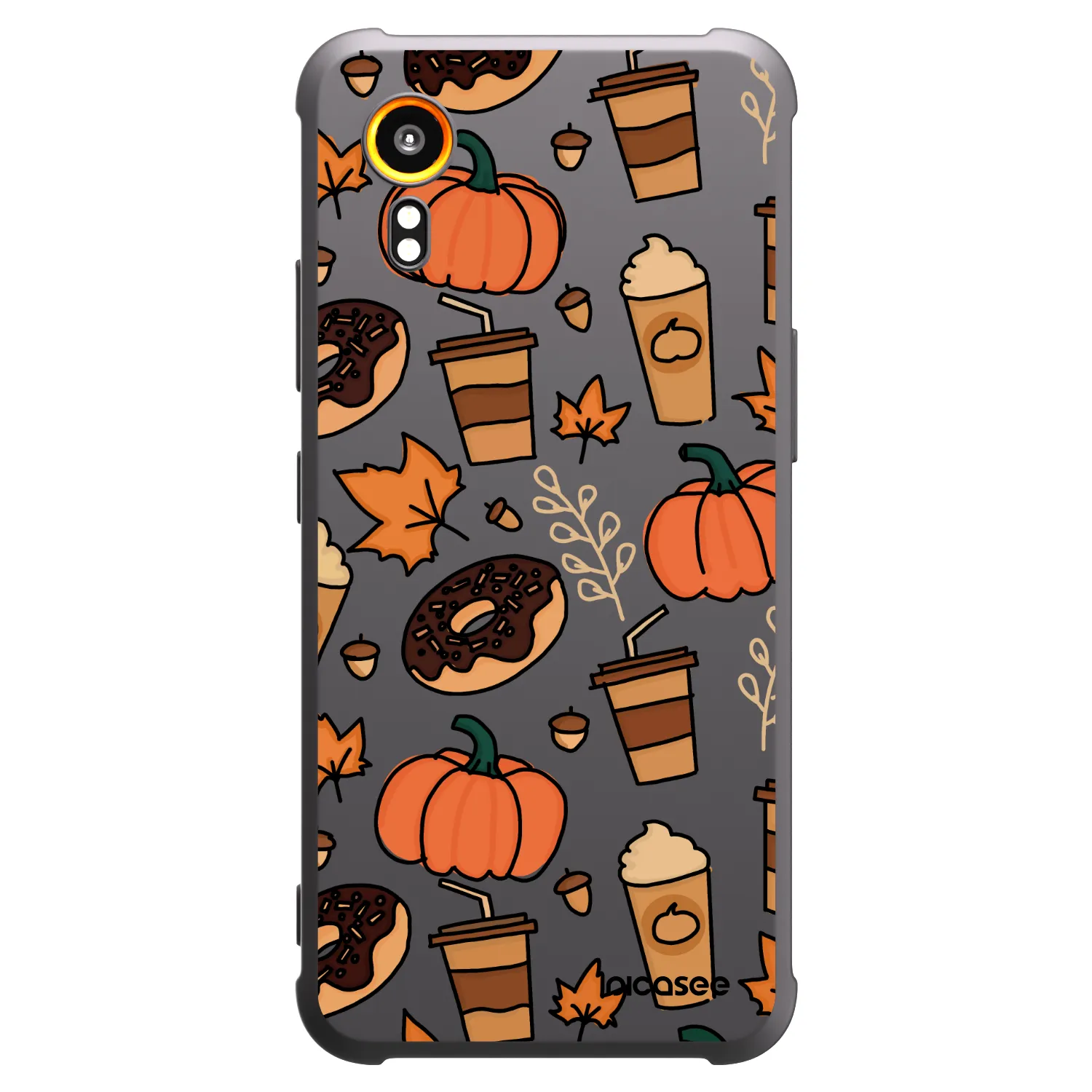 Picasee silikonový černý obal pro Samsung Galaxy XCover 7 - Fallovers
