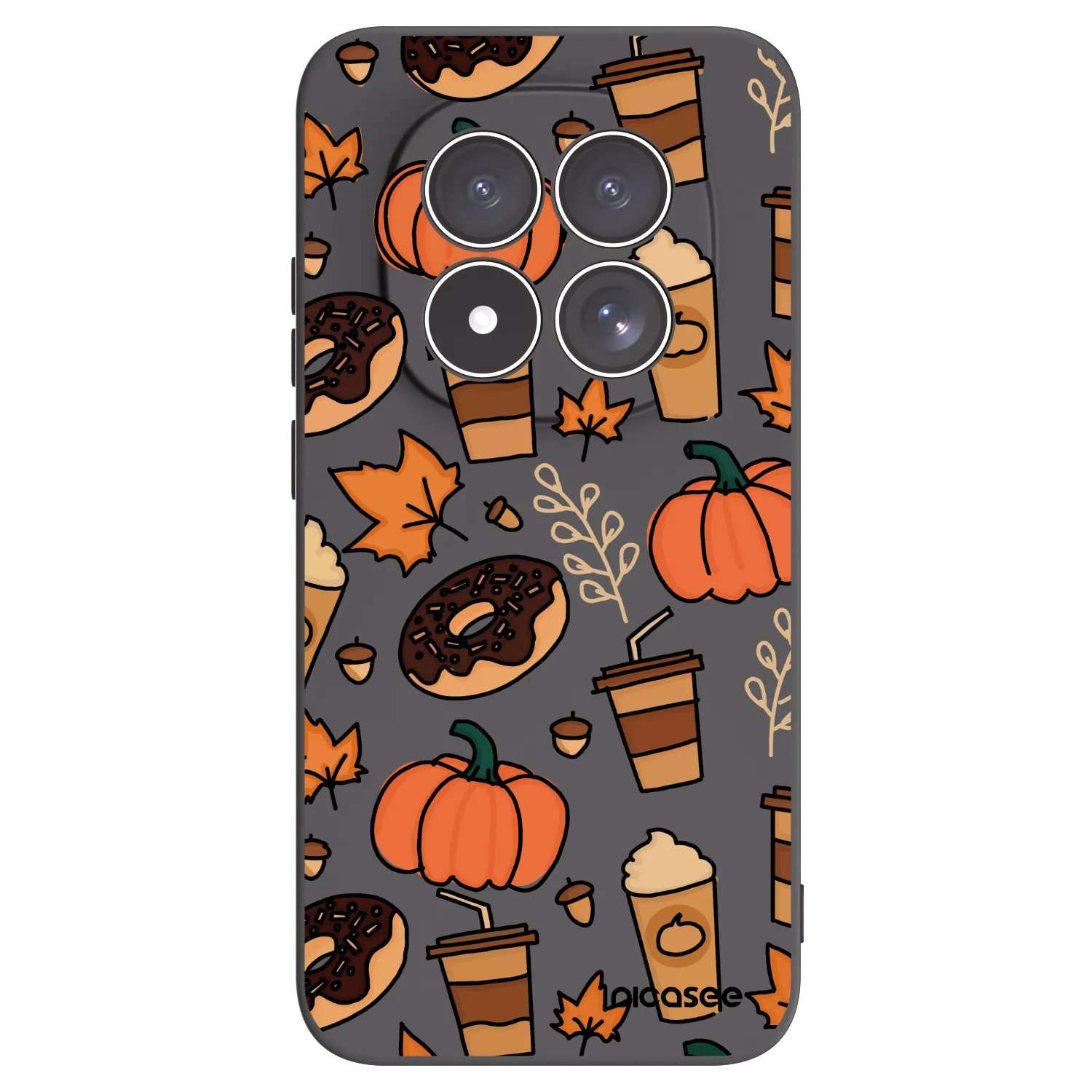 Picasee silikonový černý obal pro Xiaomi Redmi Note 15 Pro 5G - Fallovers