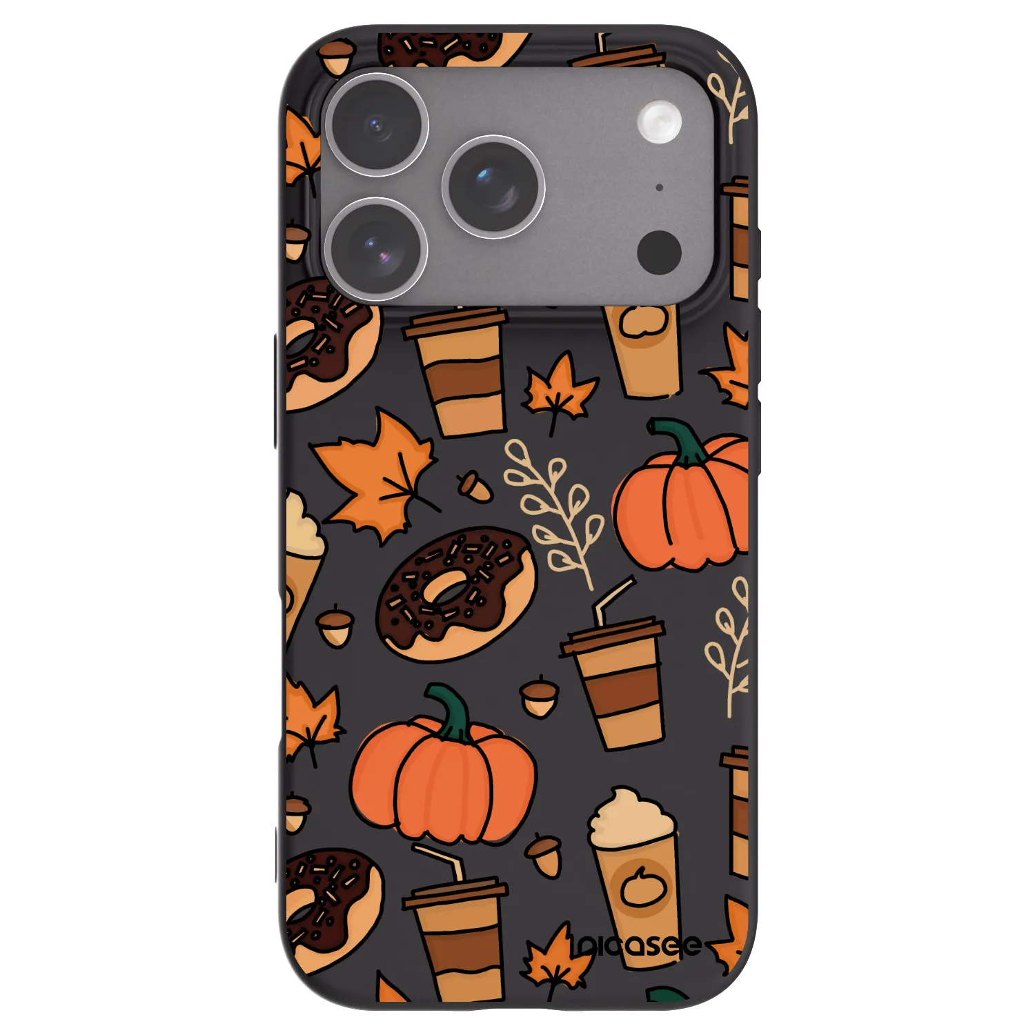 Picasee silikonový černý obal pro Apple iPhone 18 Pro - Fallovers