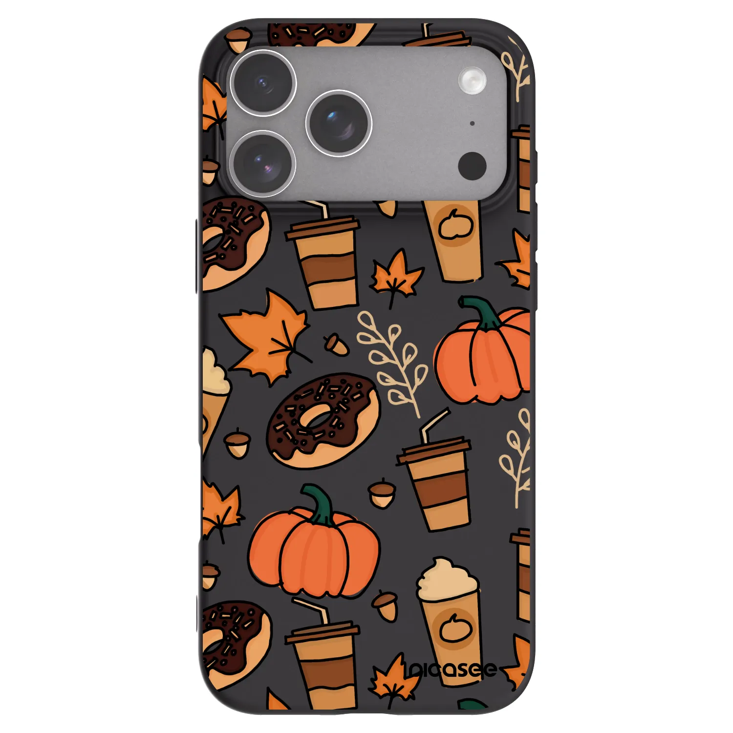 Picasee silikonový černý obal pro Apple iPhone 18 Pro Max - Fallovers