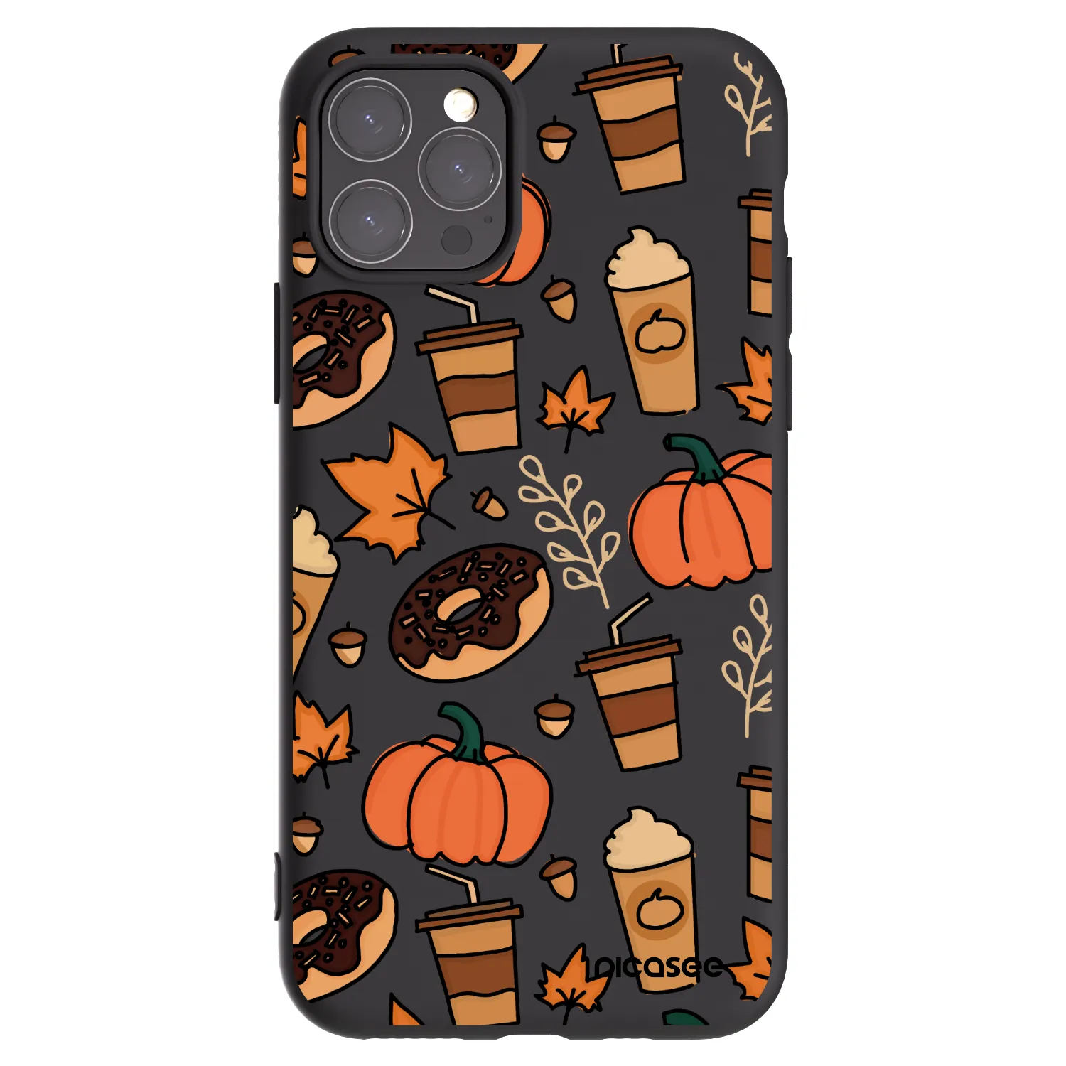Picasee silikonový černý obal pro Apple iPhone 11 Pro - Fallovers