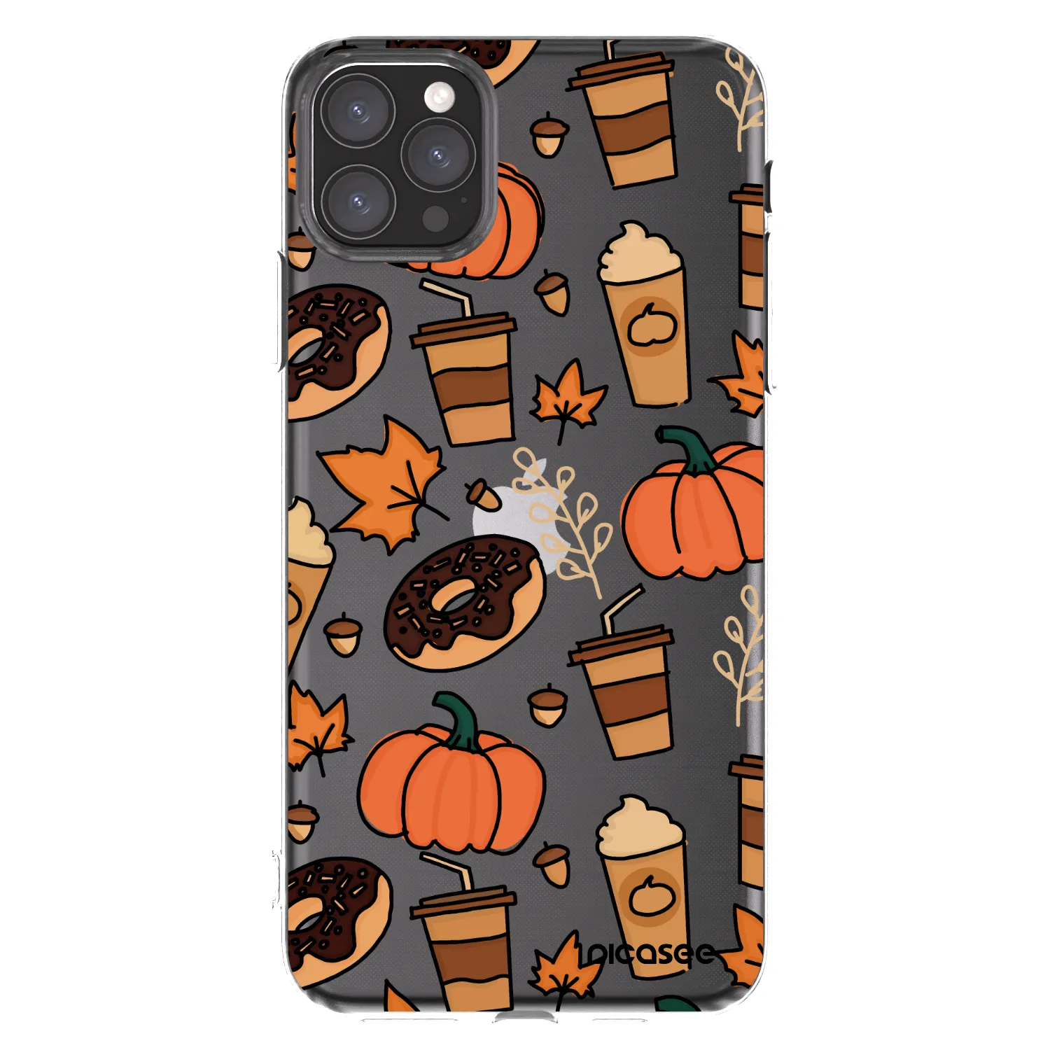 Picasee silikonový průhledný obal pro Apple iPhone 11 Pro Max - Fallovers