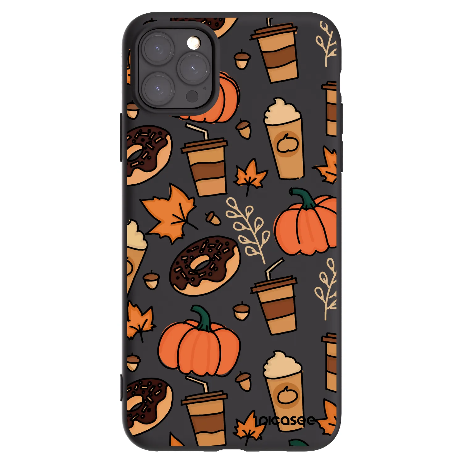 Picasee silikonový černý obal pro Apple iPhone 11 Pro Max - Fallovers