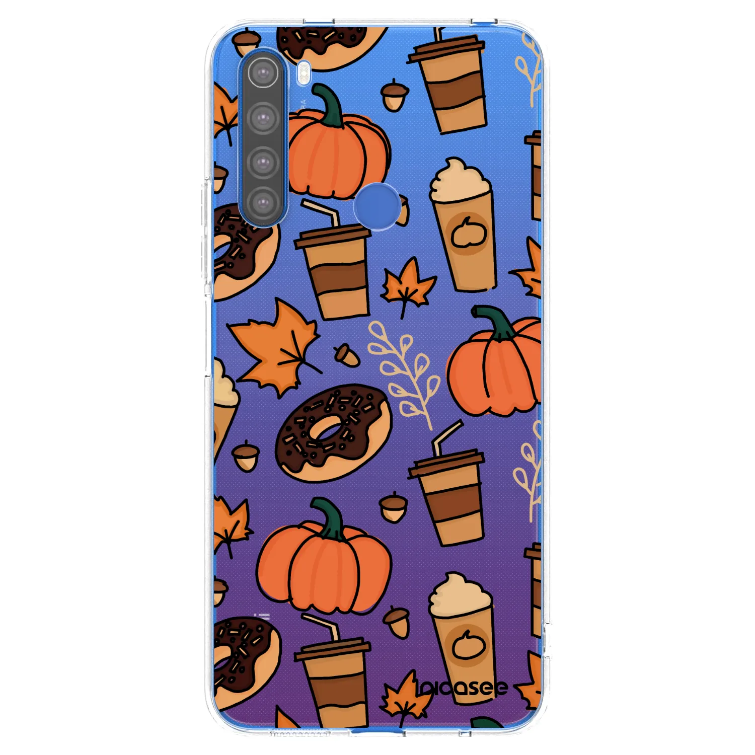 Picasee silikonový průhledný obal pro Xiaomi Redmi Note 8T - Fallovers