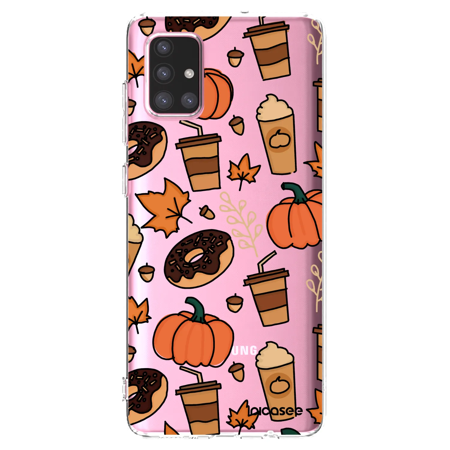 Picasee silikonový průhledný obal pro Samsung Galaxy A71 A715F - Fallovers