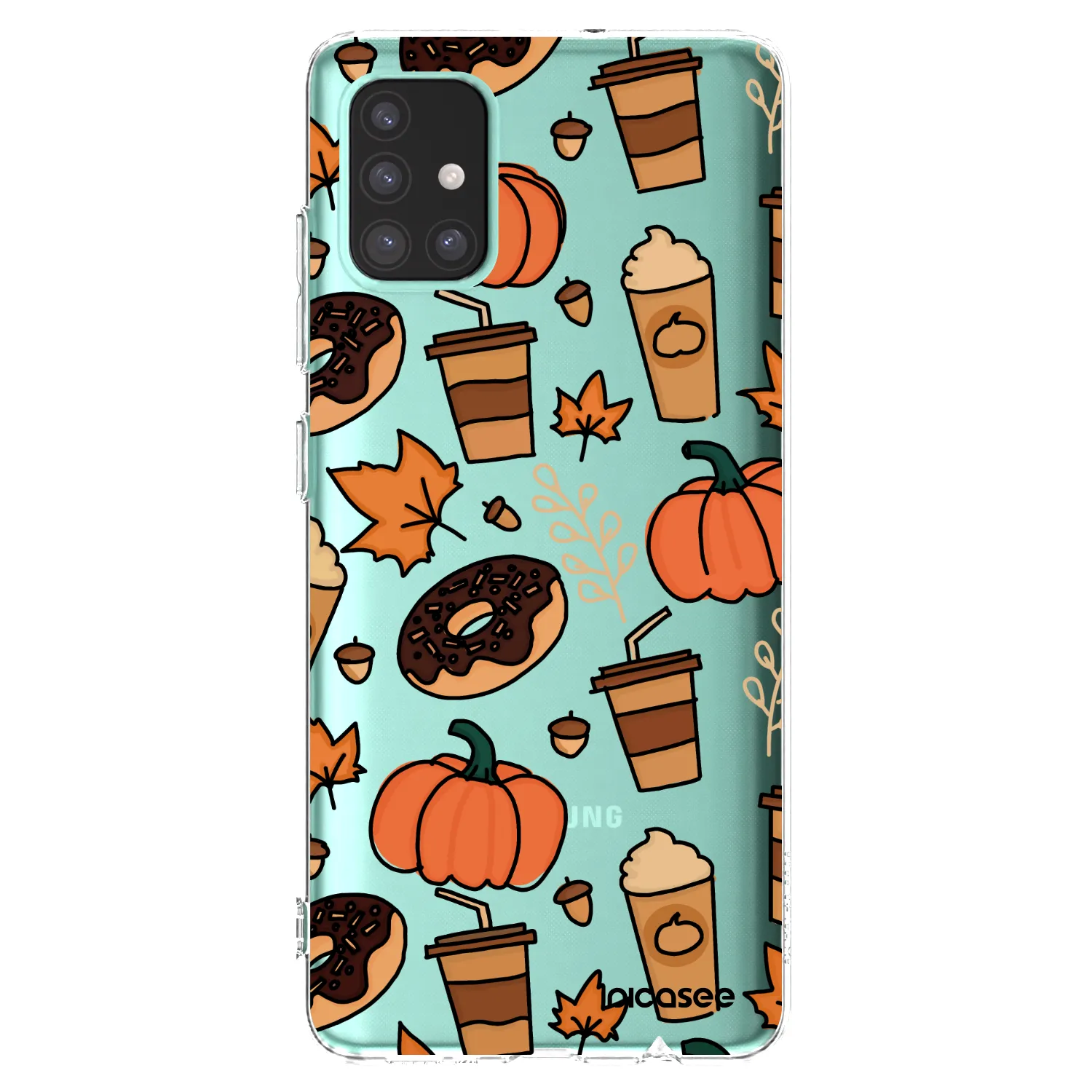 Picasee silikonový průhledný obal pro Samsung Galaxy A51 A515F - Fallovers