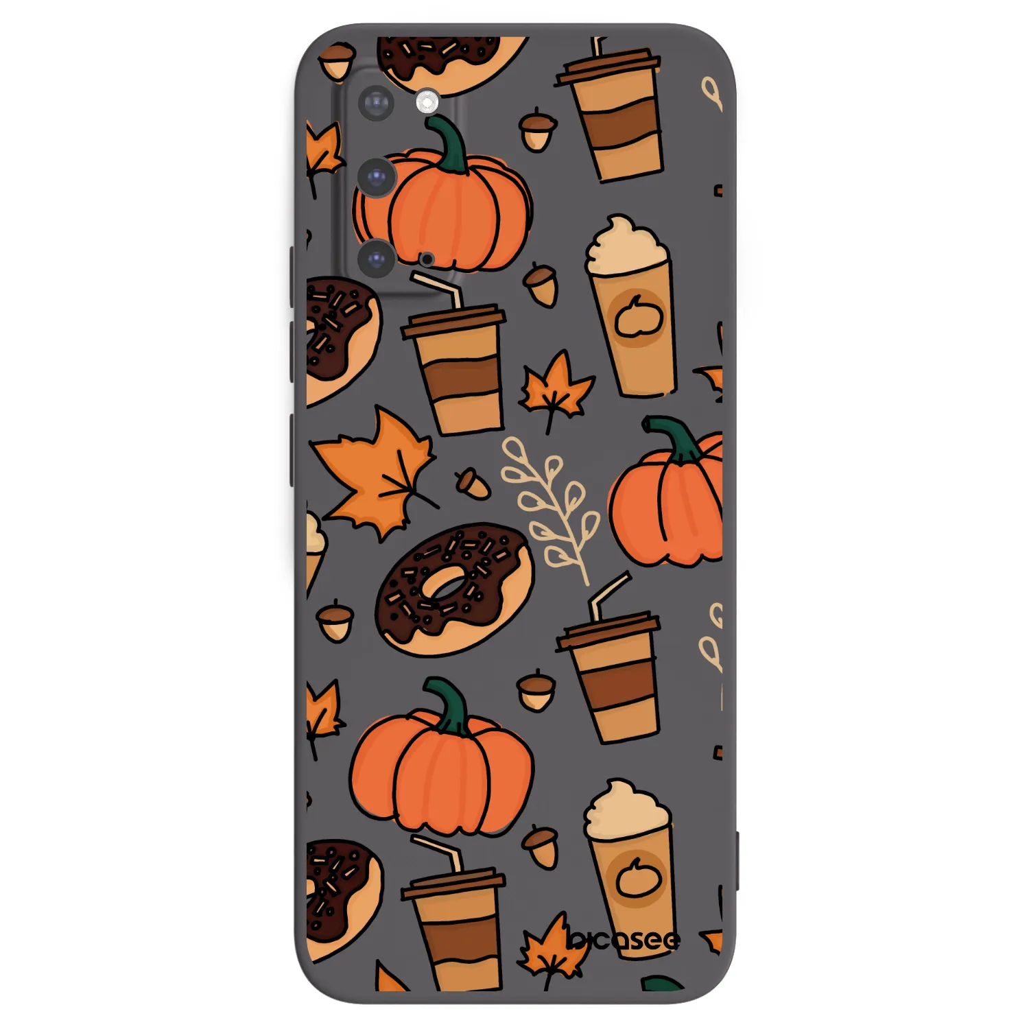 Picasee silikonový černý obal pro Samsung Galaxy S20 G980F - Fallovers