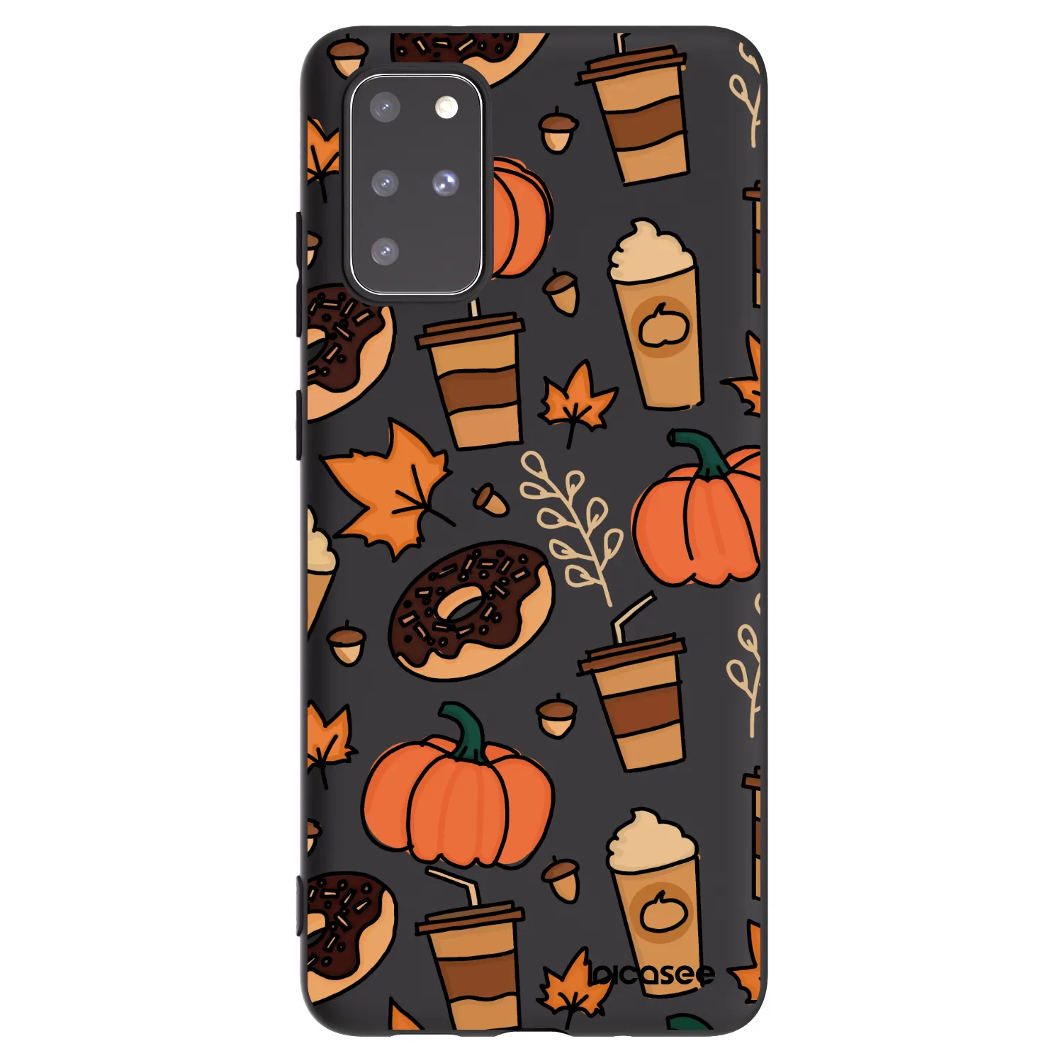 Picasee silikonový černý obal pro Samsung Galaxy S20+ G985F - Fallovers